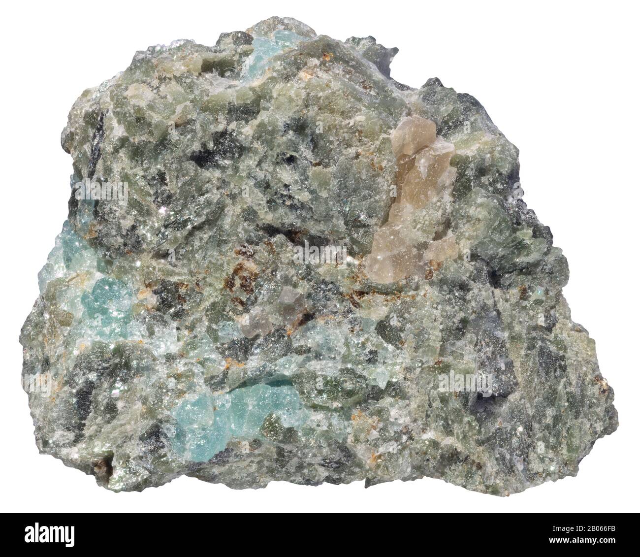 Chlorit, Metamorphic, Bristol Mine, Quebec Stockfoto
