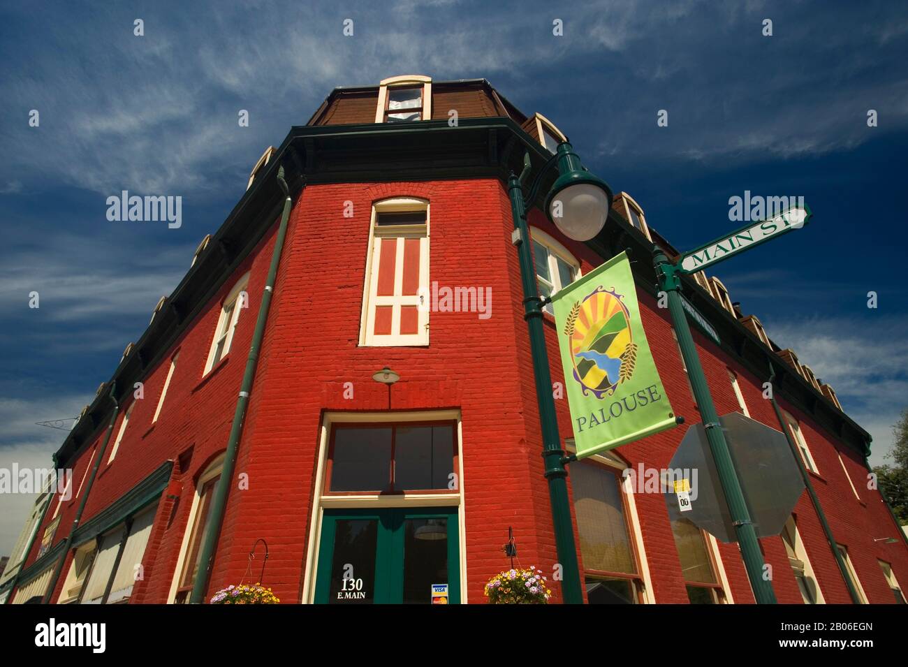 USA, STAAT WASHINGTON, PALOUSE COUNTRY, STADT PALOUSE Stockfoto