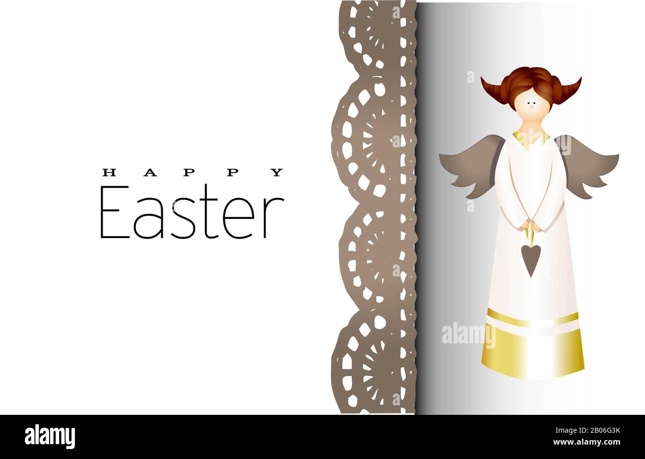 Ostern Karte. Banner oder Poster für Ostern. Übersetzung aus dem Russischen Frohe Ostern. Stockfoto
