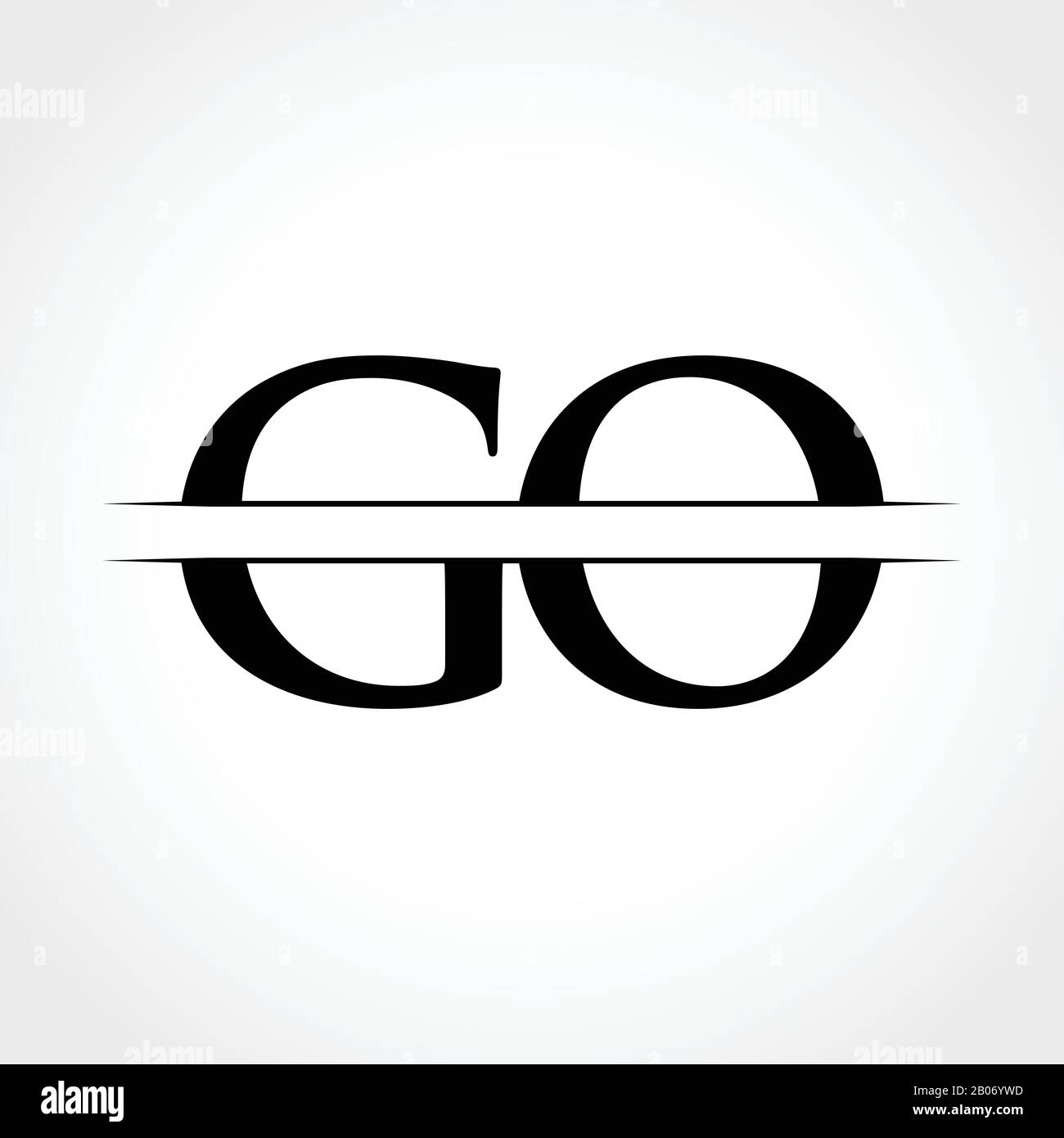 Klicken Sie Buchstaben eingeben Logo Design vector Template. Abstrakte Buchstaben klicken Sie Logo Design Stock Vektor