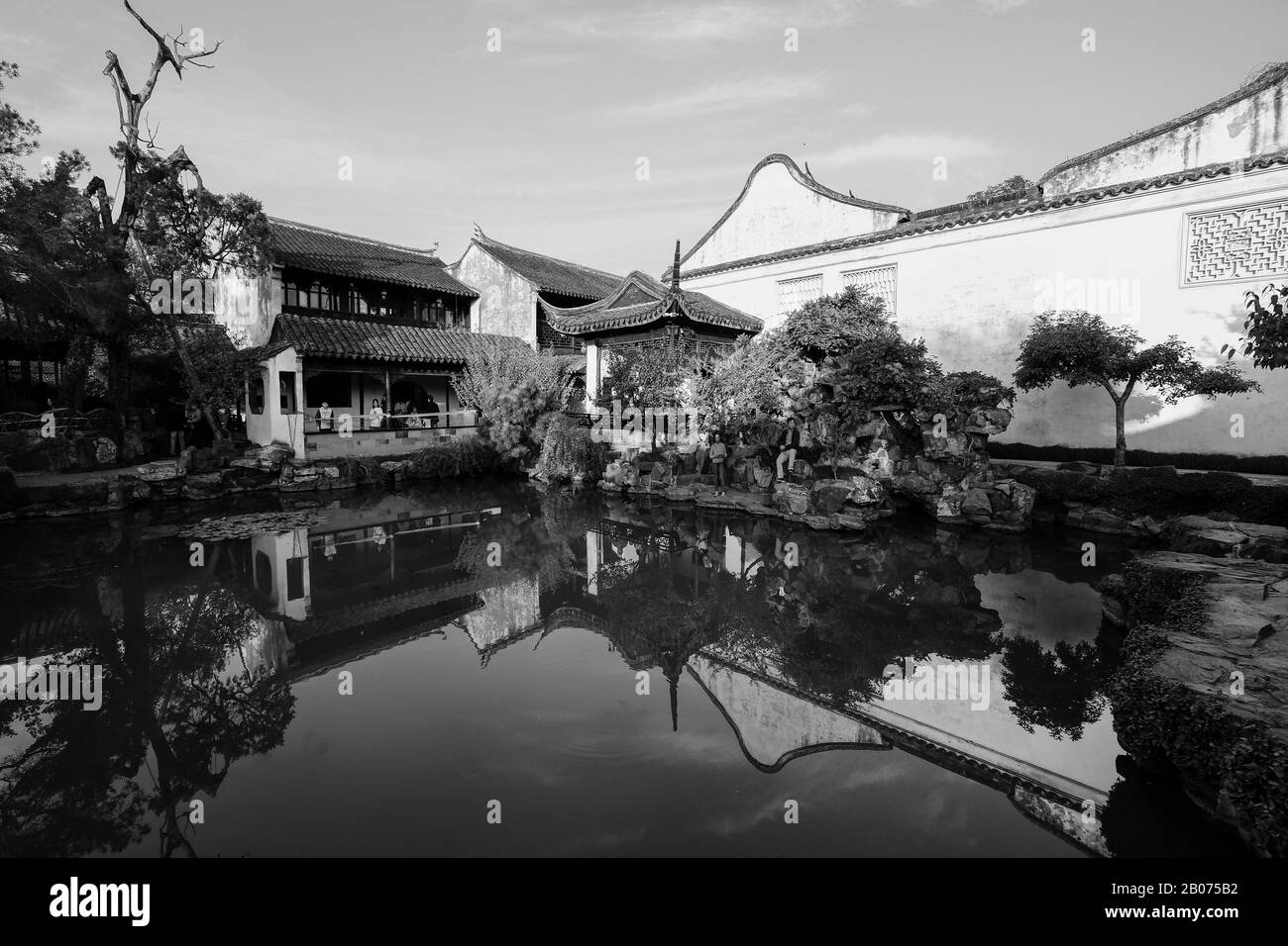 Chinesische Gärten in Suzhou Stockfoto