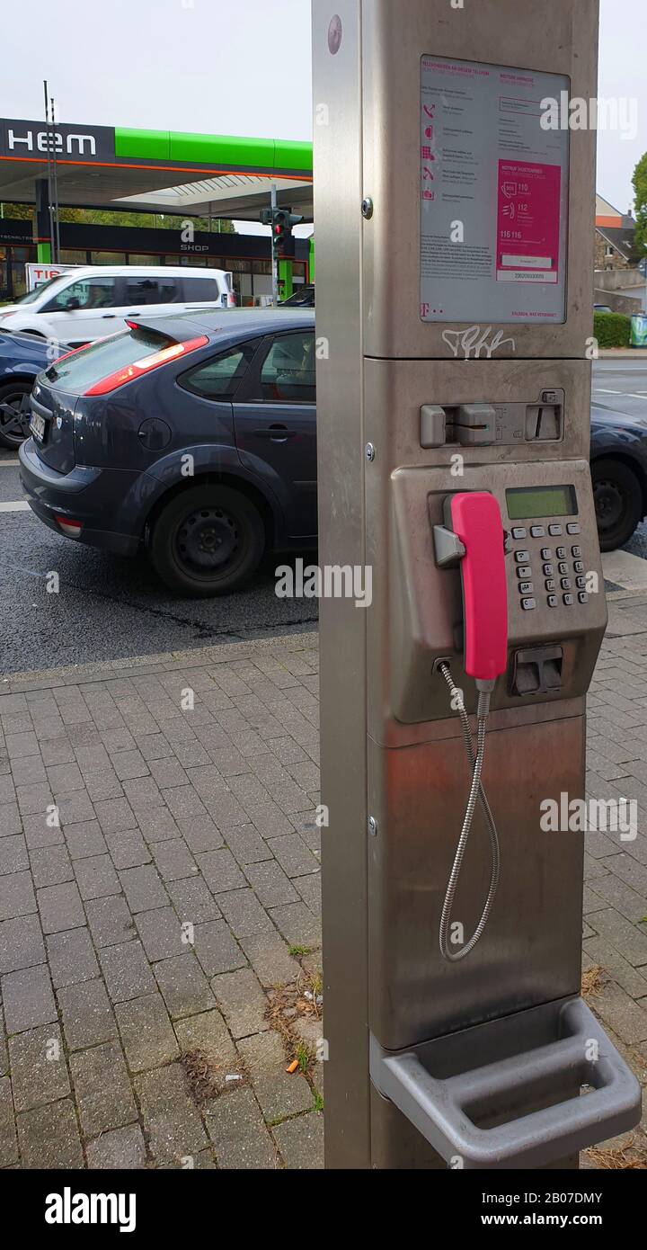 Callbox, Deutschland, Nordrhein-Westfalen Stockfoto