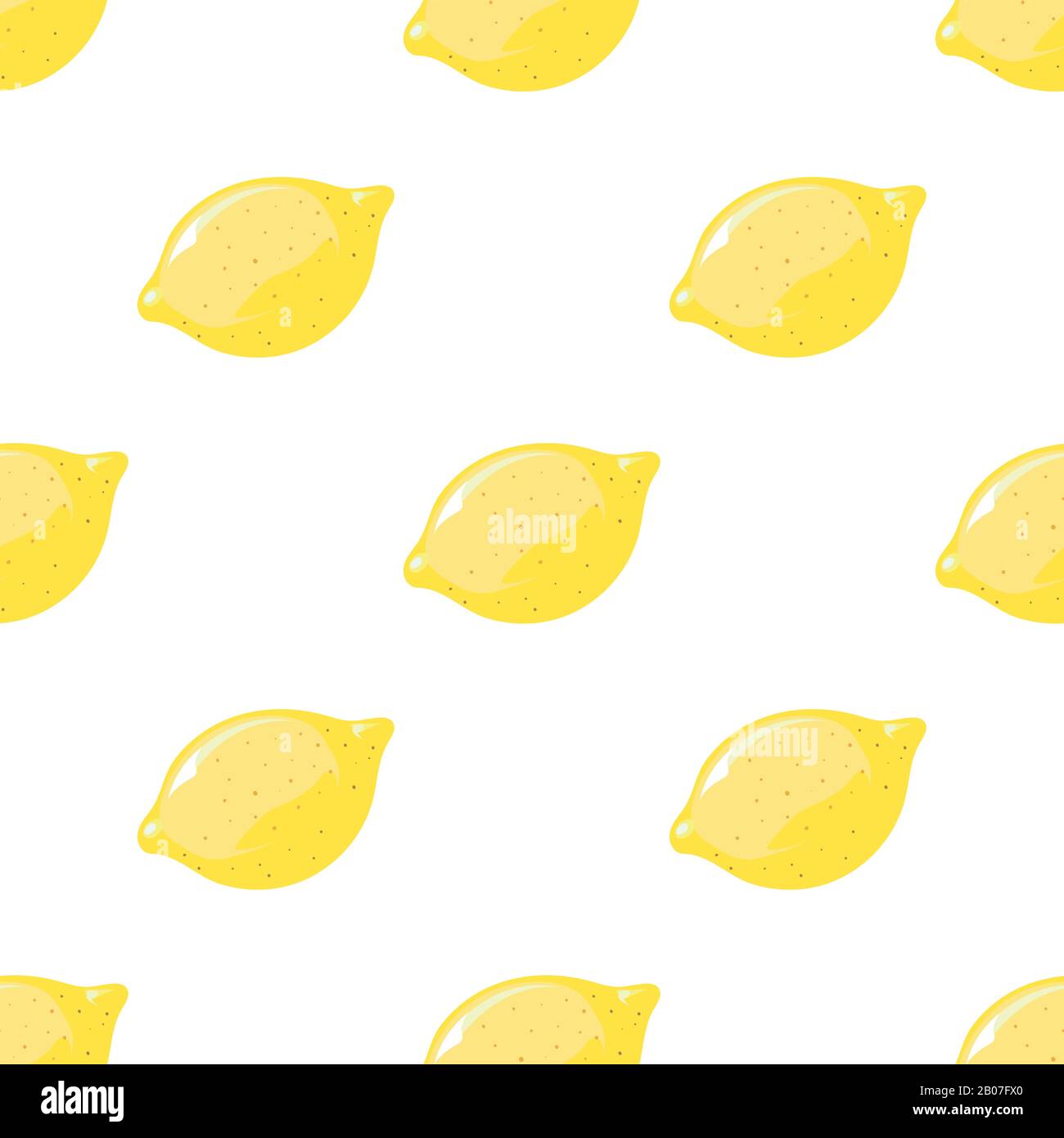 Vektor helle Zitrone nahtloses Muster. Abbildung: Leuchtende natürliche Zitrusfrüchte Stock Vektor