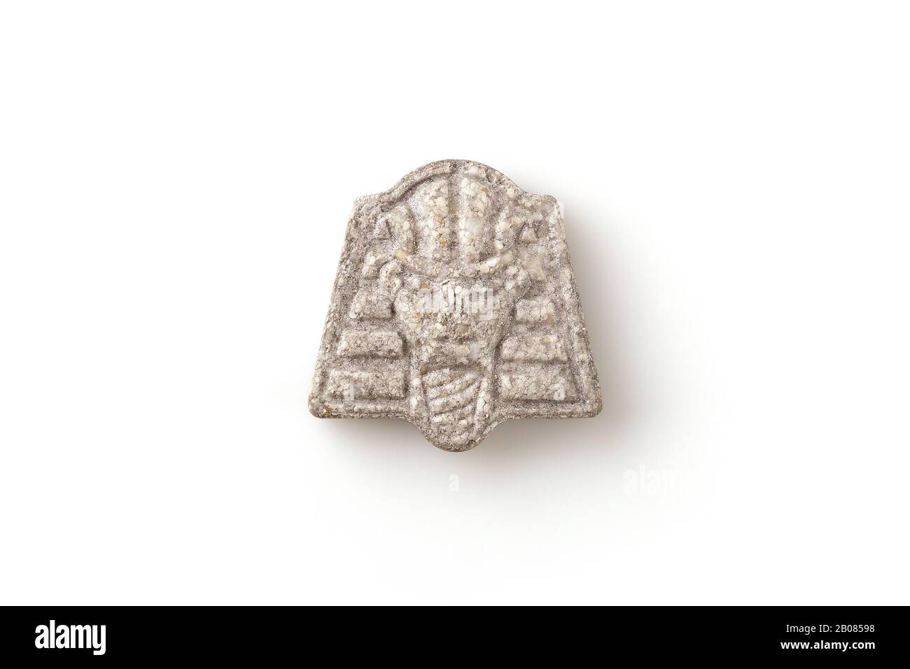 Ecstasy, MDMA, Molly, E, XTC Pille auf weißem Hintergrund mit Beschneidungspfad. Stockfoto