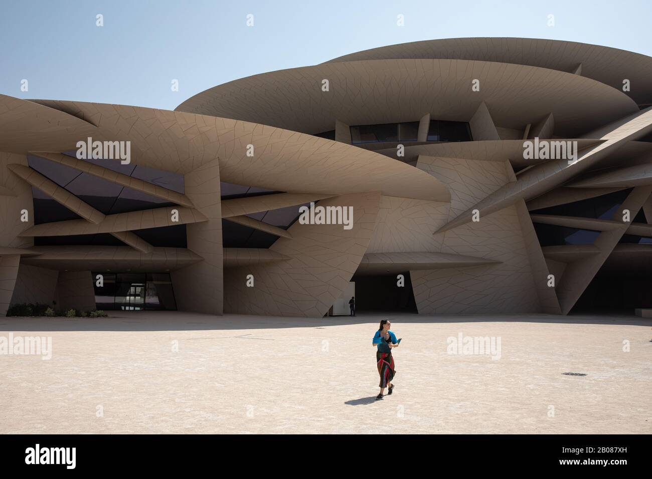 Nationalmuseum von Katar, Doha, Katar am 14. Oktober 2019. Stockfoto