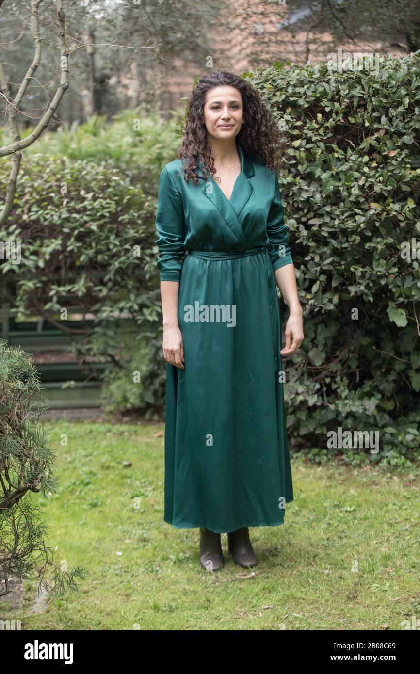 Katia Greco Photocall der neuen Episoden der italienischen Belletristik "Il Commissario Montalbano" (Foto von Matteo Nardone/Pacific Press) Stockfoto