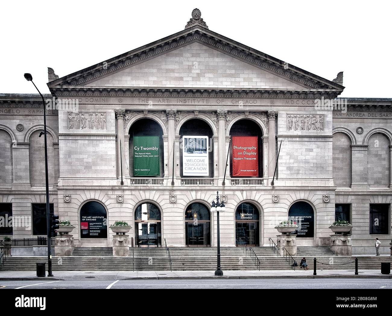 Chicago Institute of Art Building. Stockfoto