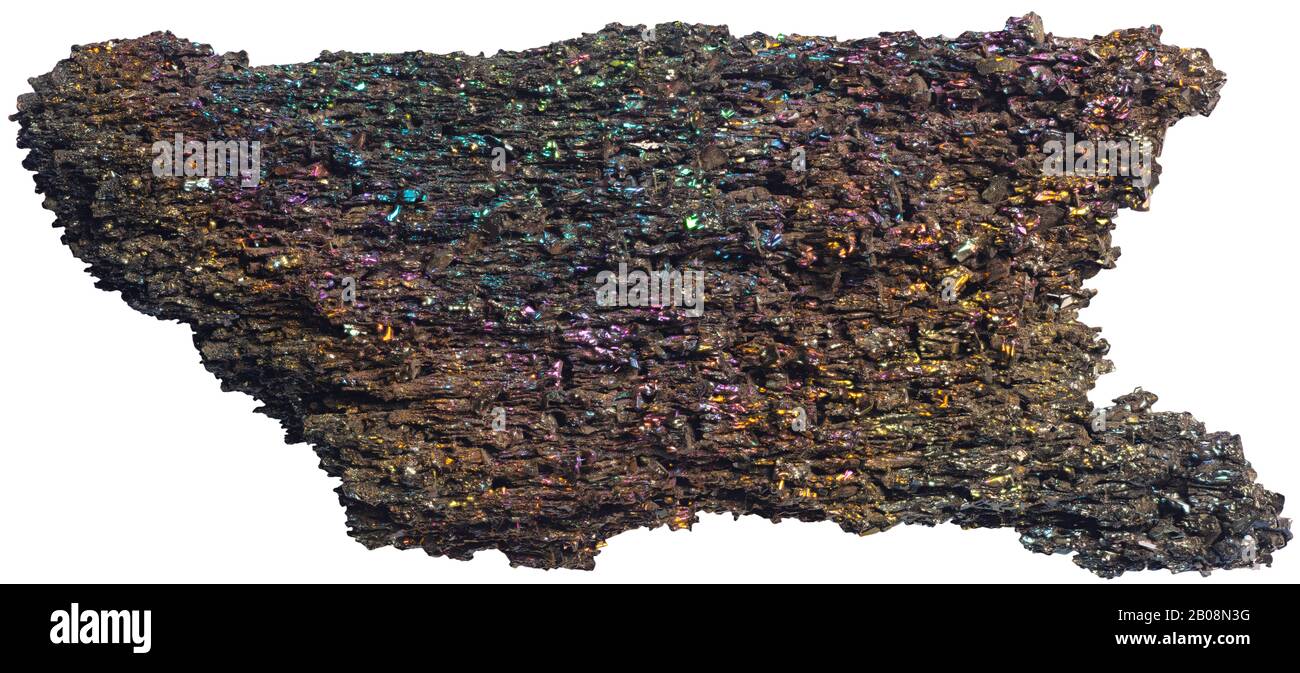 Siliciumcarbid, auch Carborundum genannt, ist ein Halbleiter, der Silizium und Kohlenstoff enthält. Stockfoto