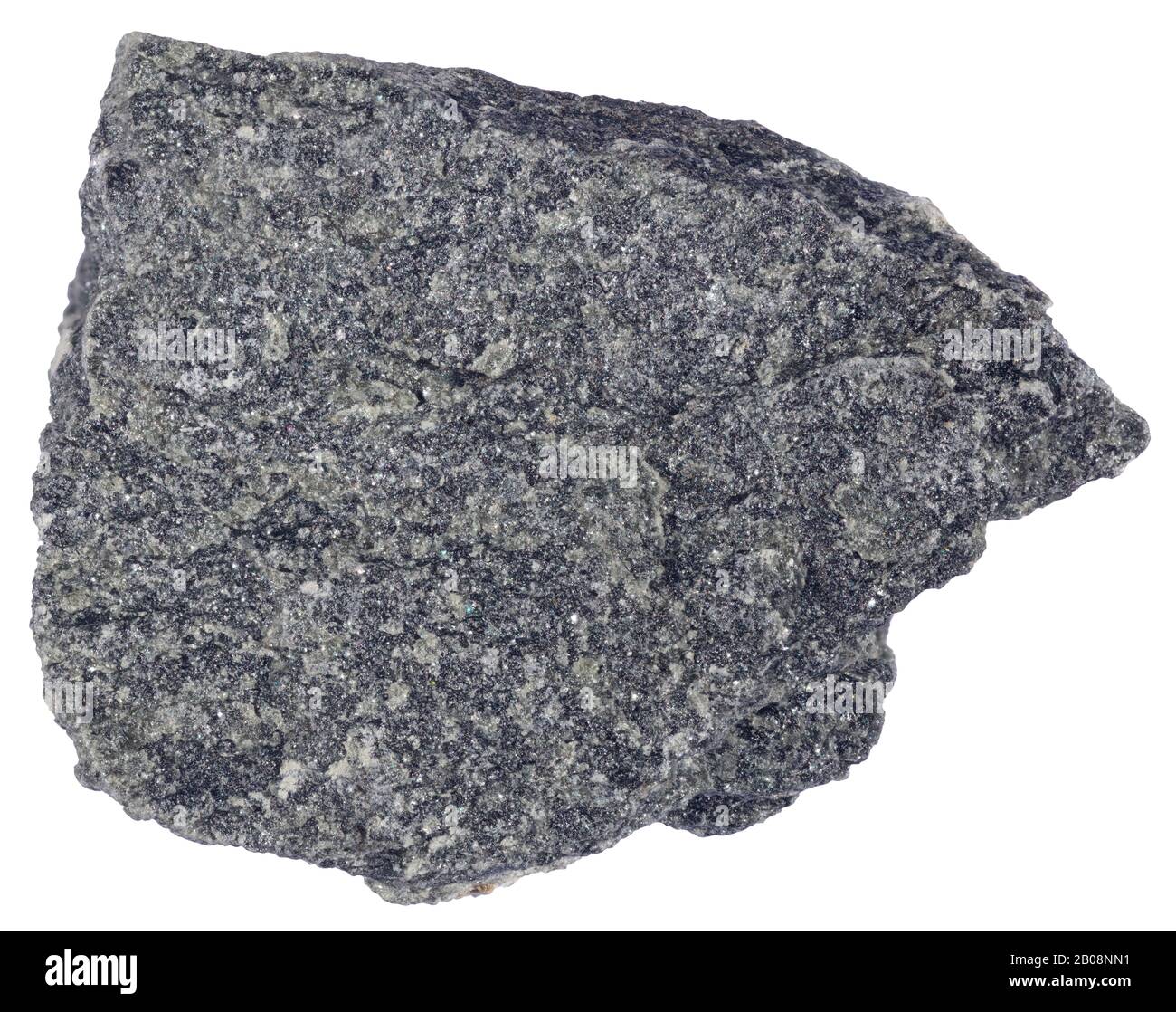 Steatit, Non Foliated, Estrie, Quebec Steatite, auch bekannt als Seibstein oder Seiprock, ist ein Talkum - Schist, der eine Art metamorphes Gestein ist. Es ist c Stockfoto