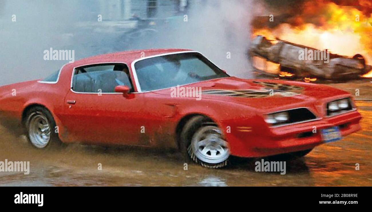 Hooper 1978 Warner Bros Film verwendet bei Mayan Red 1978 Pontiac Trans Am für Schlüsselszenen Stockfoto