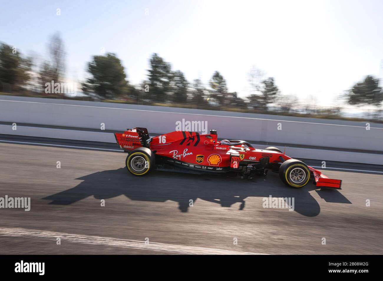 Motorsports: FIA-Formel-1-Weltmeisterschaft 2020, Preseason Testing in Barcelona, #16 Charles Leclerc (MCO, Scuderia Ferrari Mission Winnow), Nutzung weltweit Stockfoto