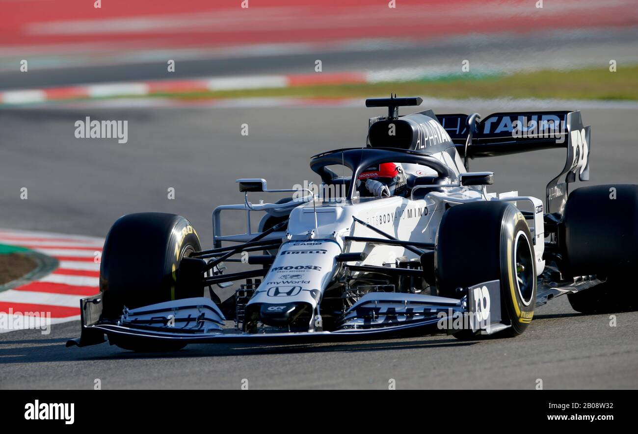 Motorsports: FIA-Formel-1-Weltmeisterschaft 2020, Preseasontests in Barcelona, #26 Daniil Kvyat (RUS, Scuderia AlphaTauri Honda), weltweite Verwendung Stockfoto