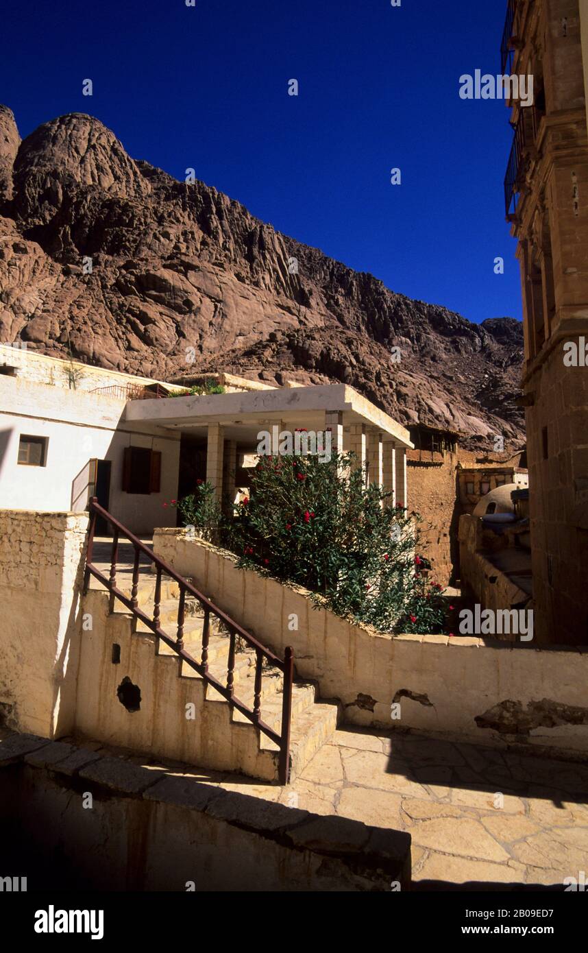 ÄGYPTEN, HALBINSEL SINAI, ST. KATHARINENKLOSTEI, 342 N.CHR. Stockfoto