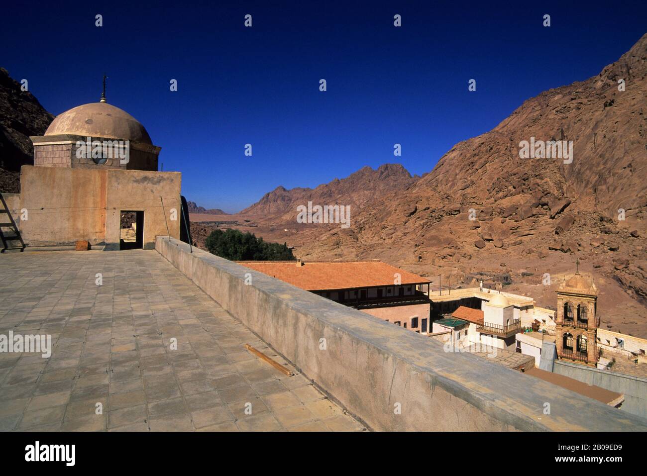 ÄGYPTEN, HALBINSEL SINAI, ST. KATHARINAS KLOSTER, GEGRÜNDET IM JAHR 342 N.CHR. Stockfoto