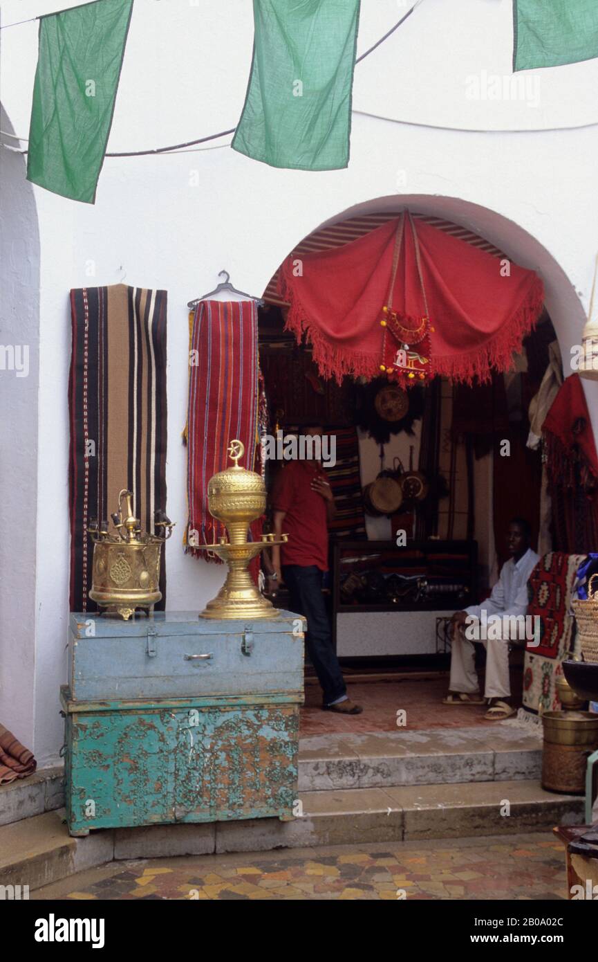 LIBYEN, TRIPOLIS, ALTSTADT, BASAR Stockfoto