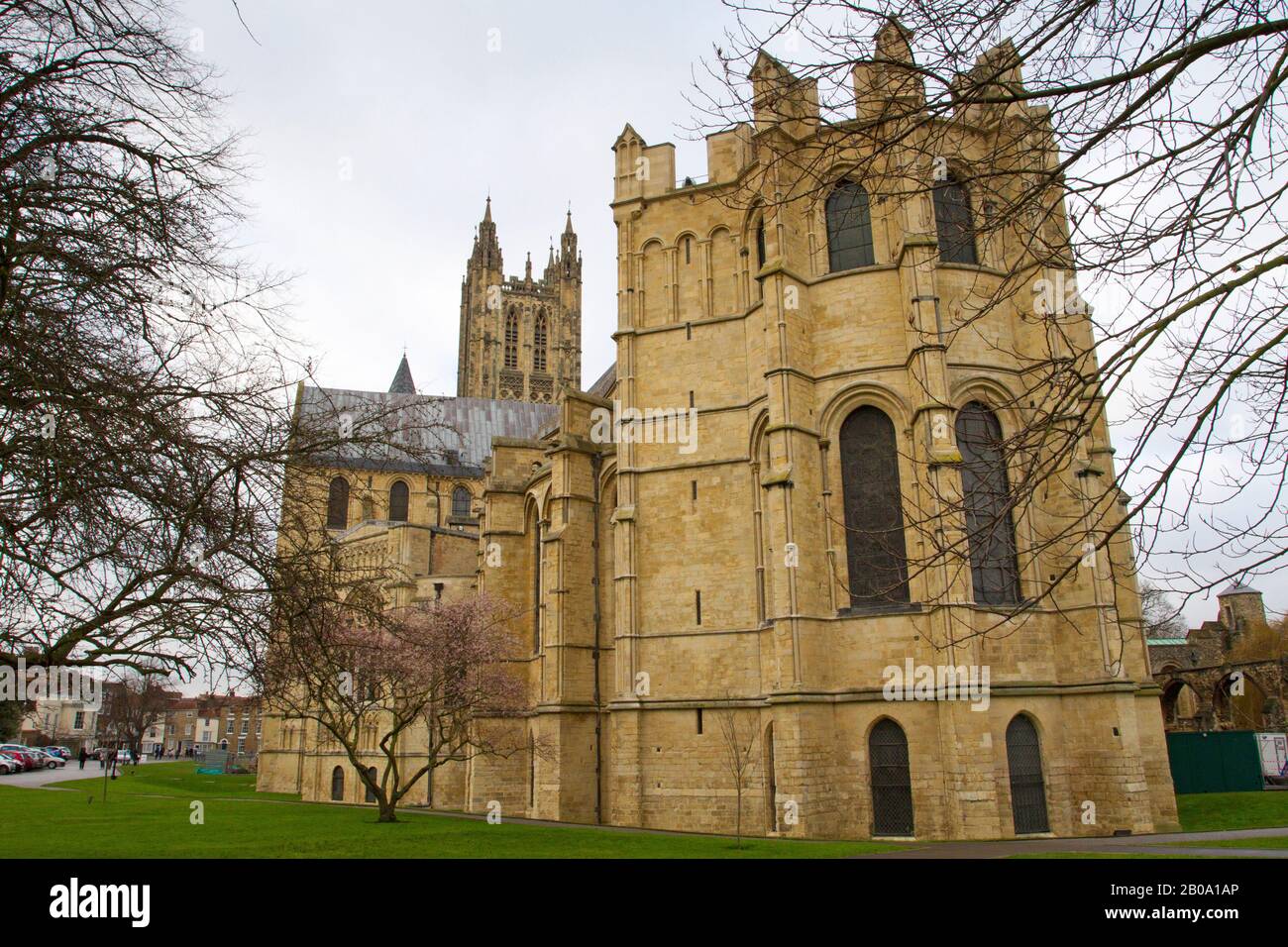 Kathedrale von Canterbury in Canterbury, Kent, England - Dreifaltigkeitskapelle am östlichen Ende der Kathedrale Stockfoto