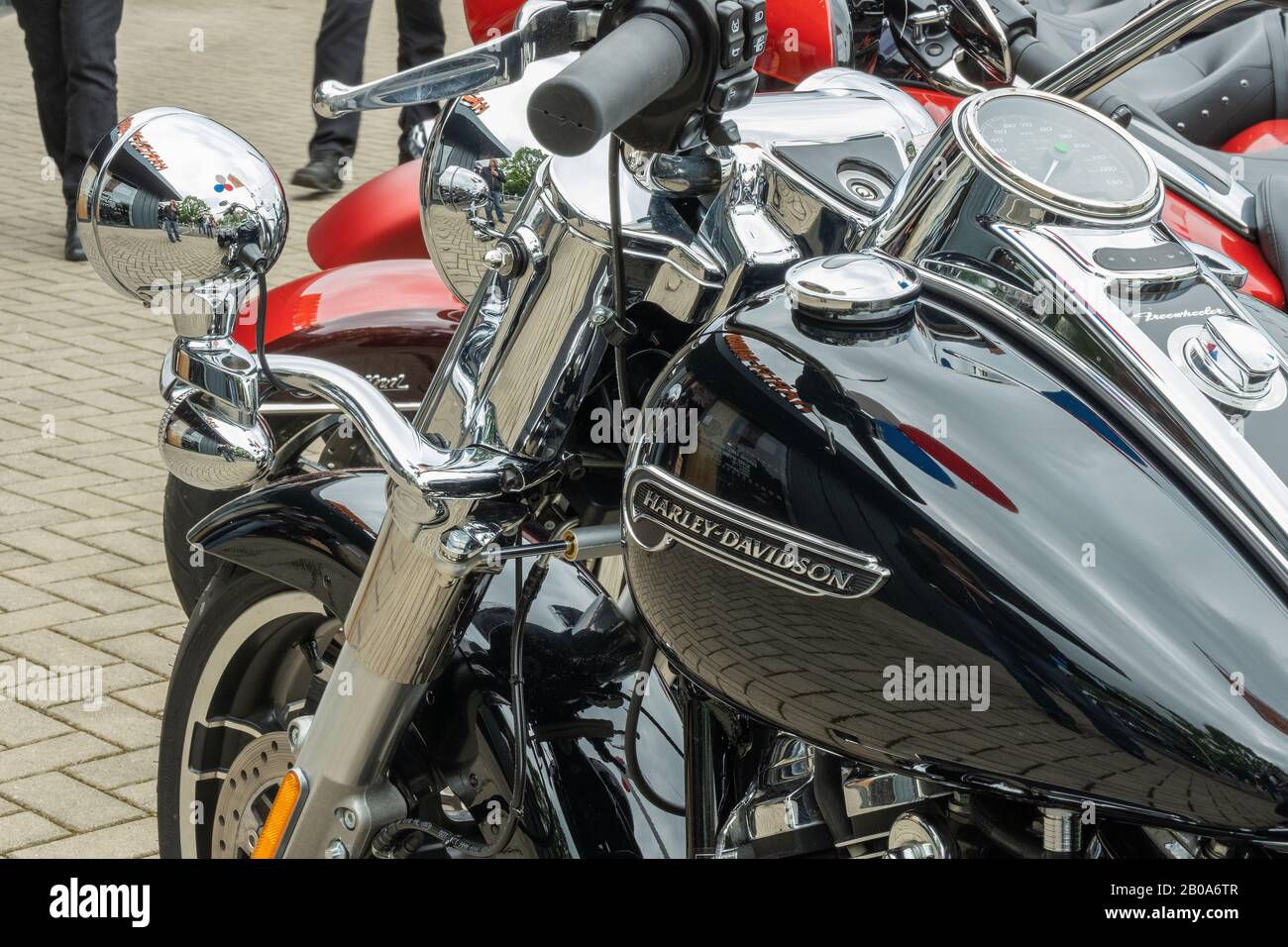 Harley-Davidson Hat Berkshire England Gelesen Stockfoto