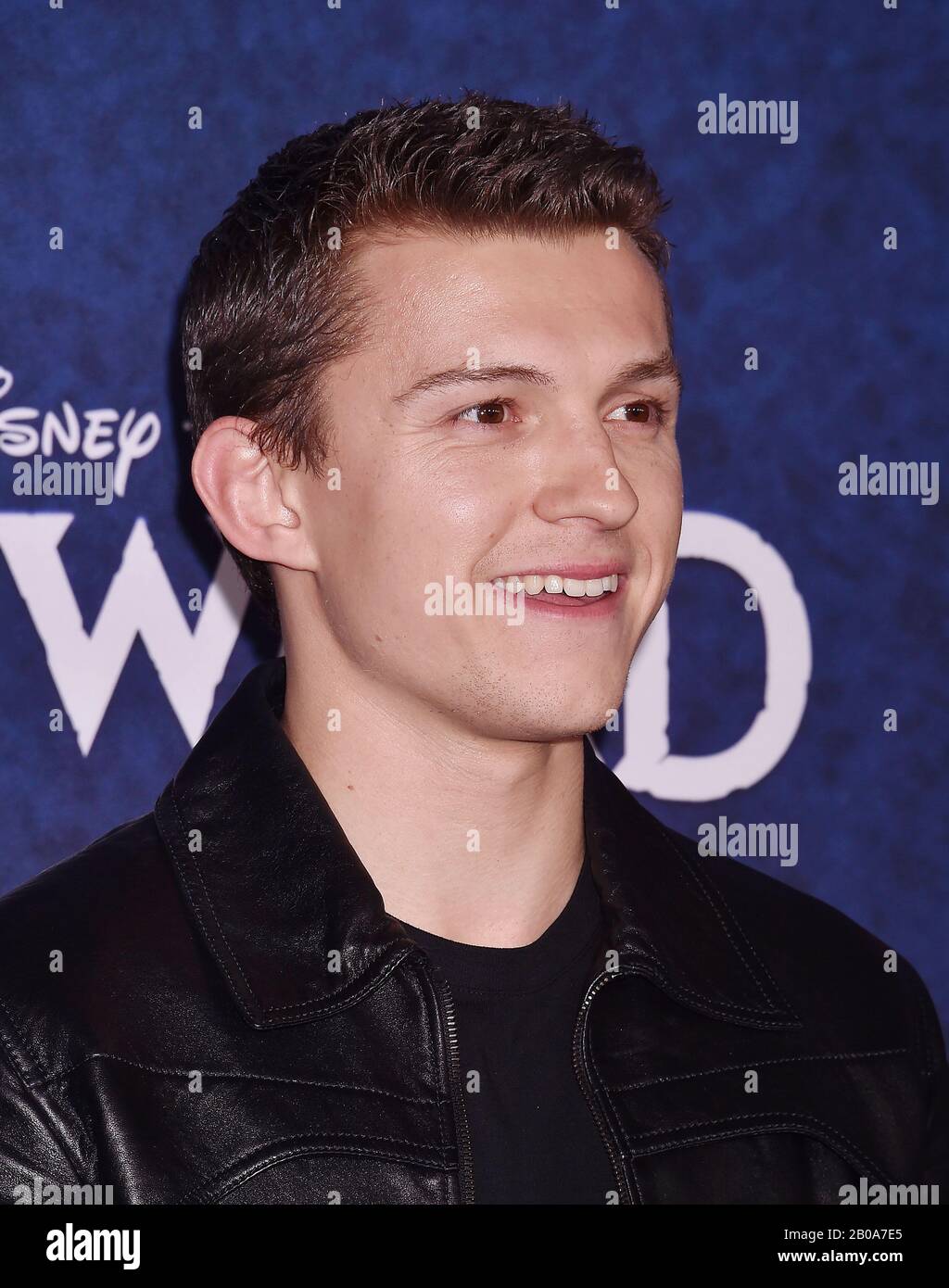Hollywood, CA - 18. FEBRUAR: Tom Holland besucht die Premiere Von Disney Und Pixars "Onward" im El Capitan Theatre am 18. Februar 2020 in Hollywood, Kalifornien. Stockfoto
