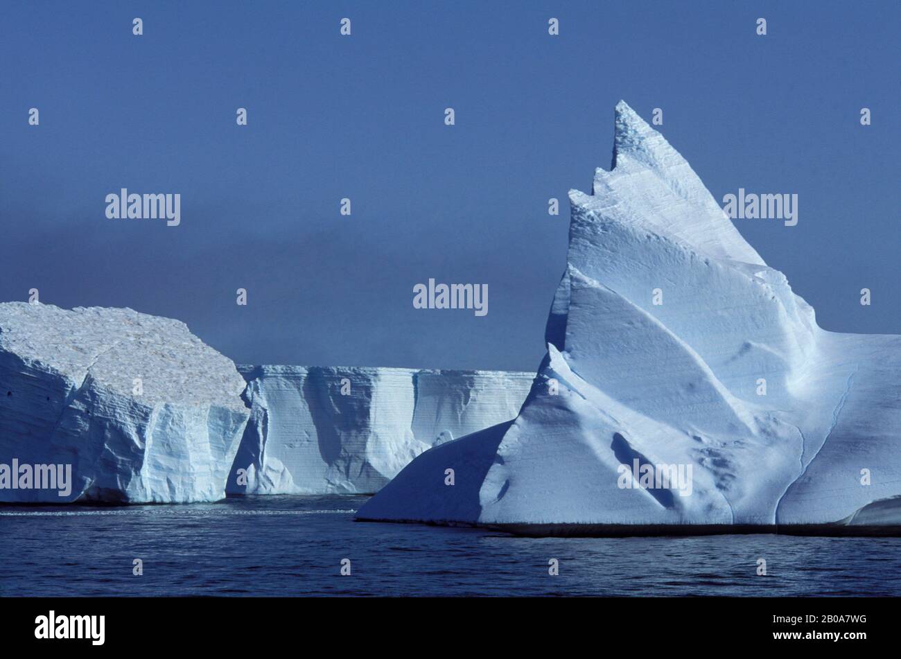 ANTARKTIS, SÜD-ORKNEY-INSELN, EISBERGE Stockfoto