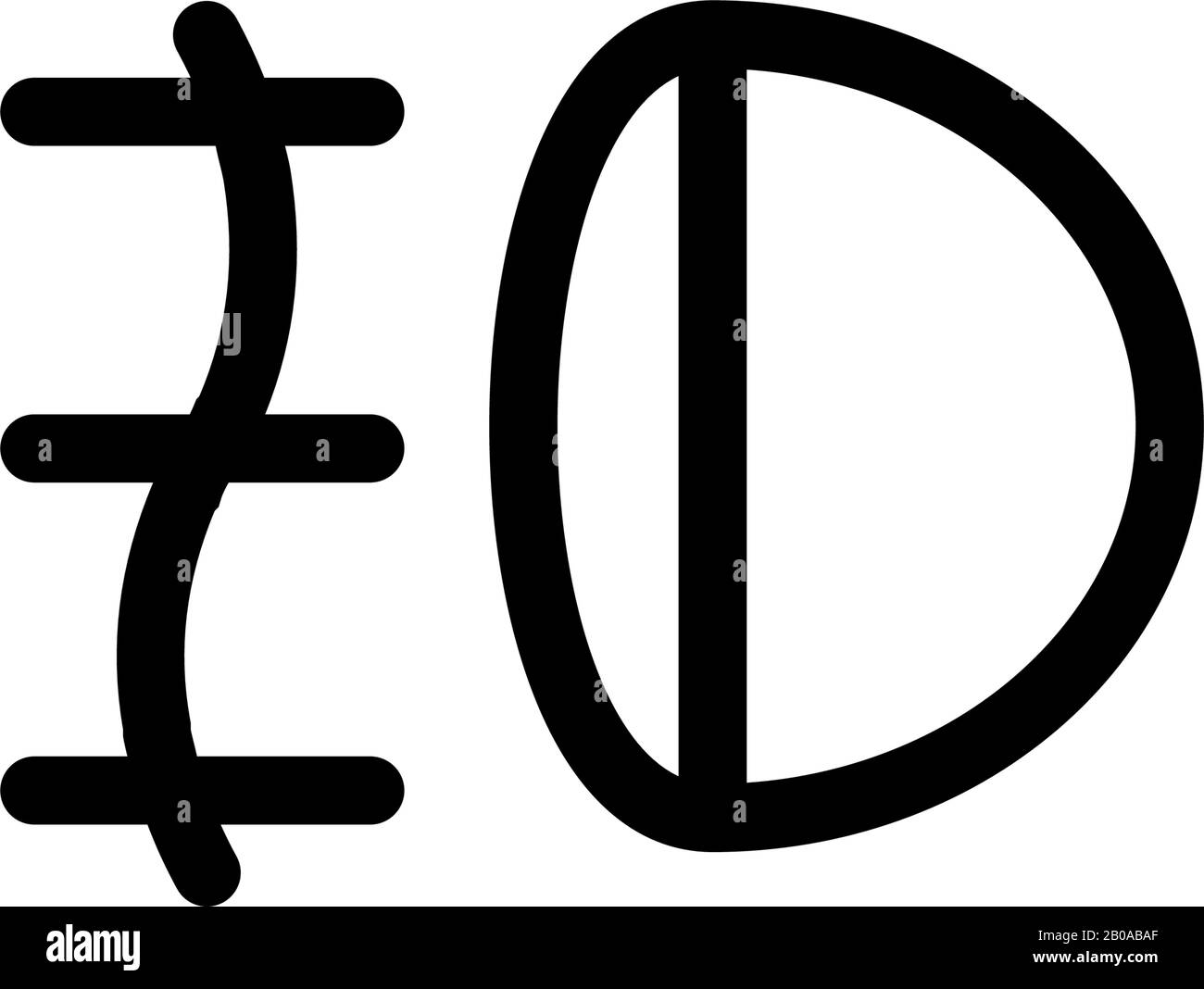 Vektorvorlage für Symboldesign Stock Vektor