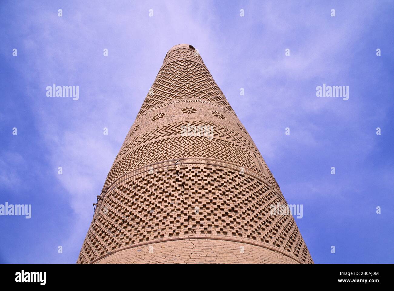 CHINA, PROVINZ XINJIANG, TURFAN, SUGONG TA (SULIMANS MINARETT) AFGHANISCHER STIL, ERBAUT 1776 Stockfoto