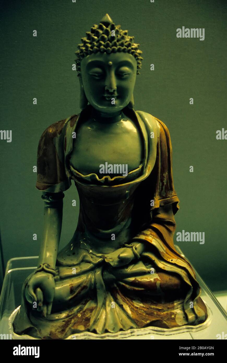 CHINA, SHANGHAI, SHANGHAI MUSEUM, BUDDHA, YUAN-DYNASTIE Stockfoto