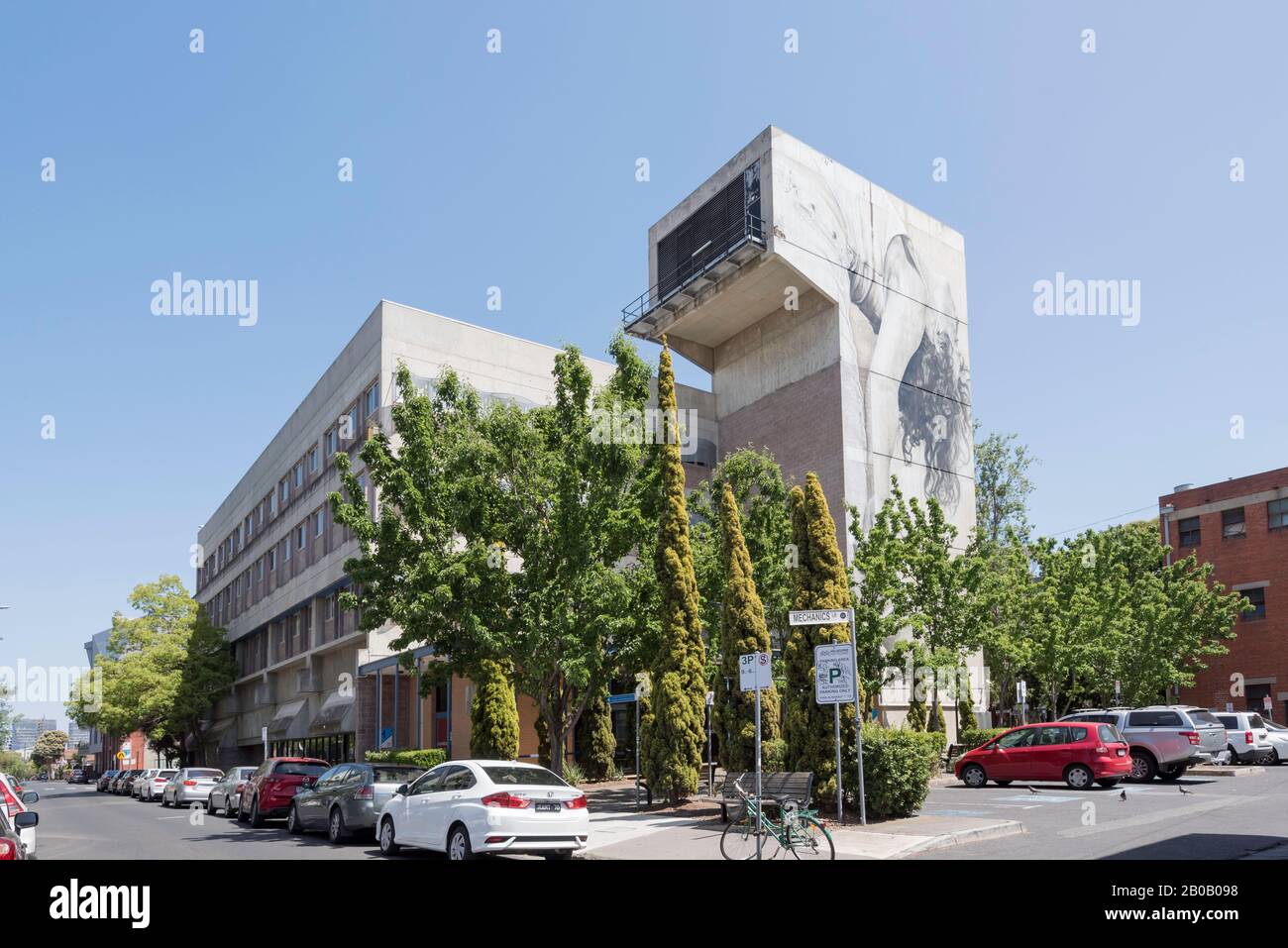 David Williamson Theatre, Melbourne Polytechnic in St John Street, Prahran, Melbourne, Australien ist ein Lehr- und Leistungszentrum für Live-Künste Stockfoto