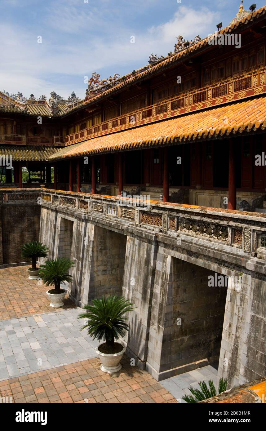 VIETNAM, HUE, ZITADELLE, HAUPTTOR Stockfoto