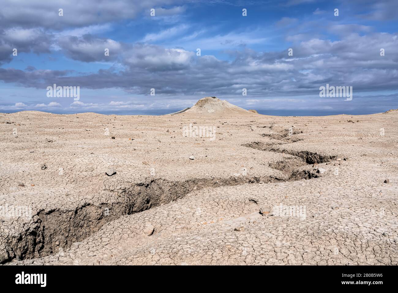 Störungen der Erdkruste, Folge des Erdbebens Stockfoto