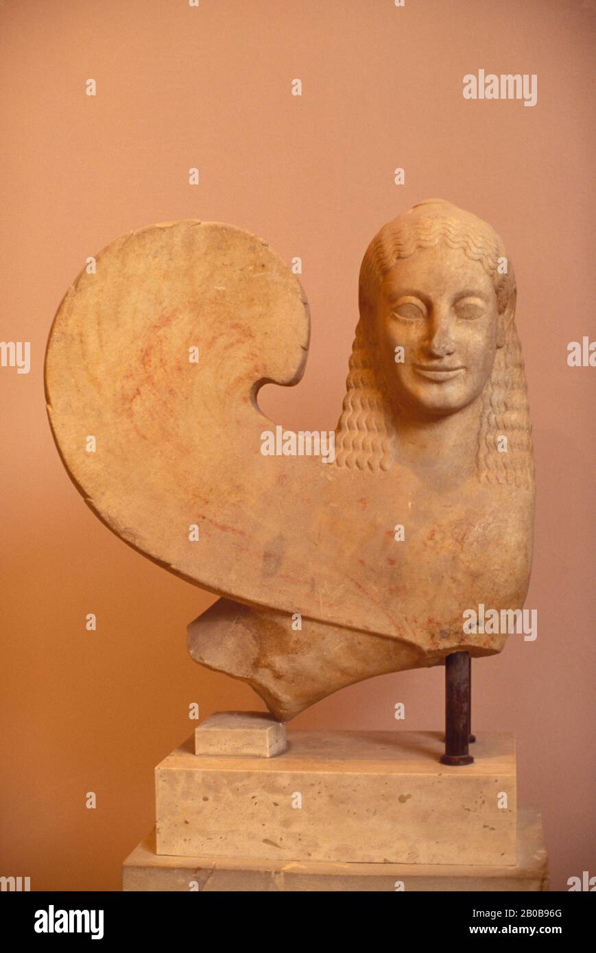 GRIECHENLAND, ATHEN, AKROPOLIS, MUSEUM, DETAIL AUS DEM NORDFRIES DES PARTHENON Stockfoto