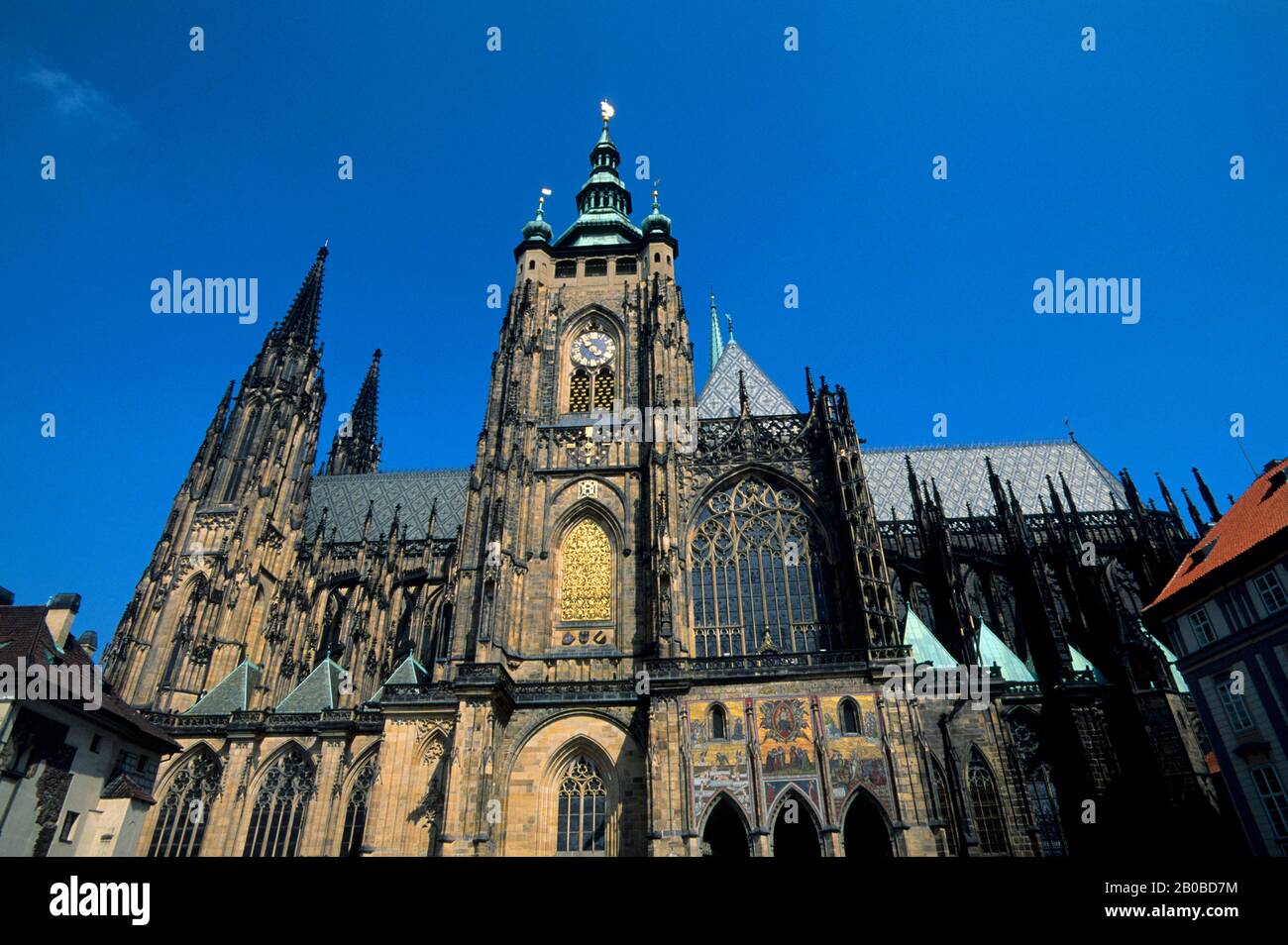 TSCHECHISCHE REPUBLIK, PRAG, SCHLOSS, KATHEDRALE VON ST.VITUS Stockfoto