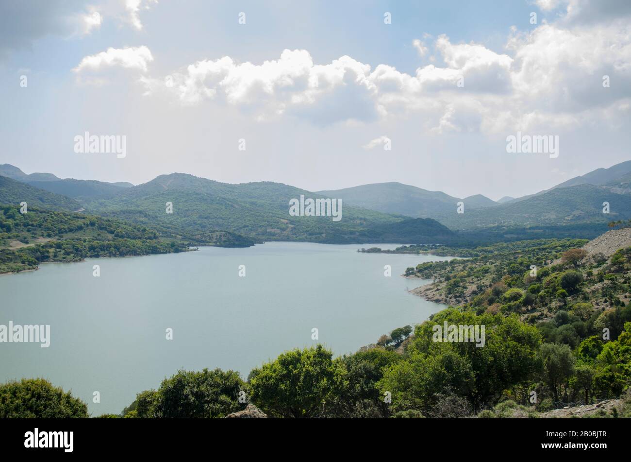 Allgemeine Sicht auf Gokceada Stockfoto