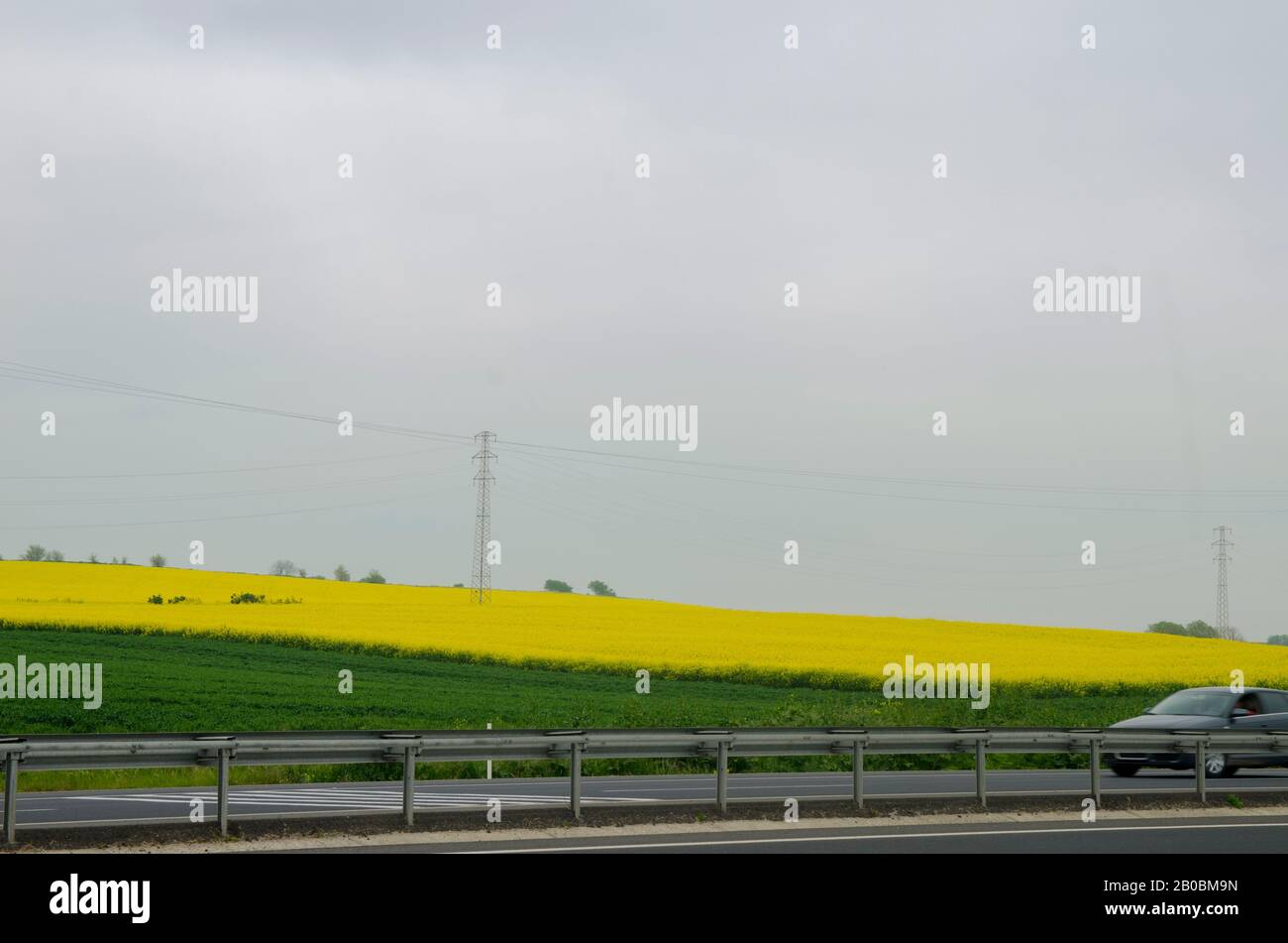 Allgemeine Sicht auf Gokceada Stockfoto