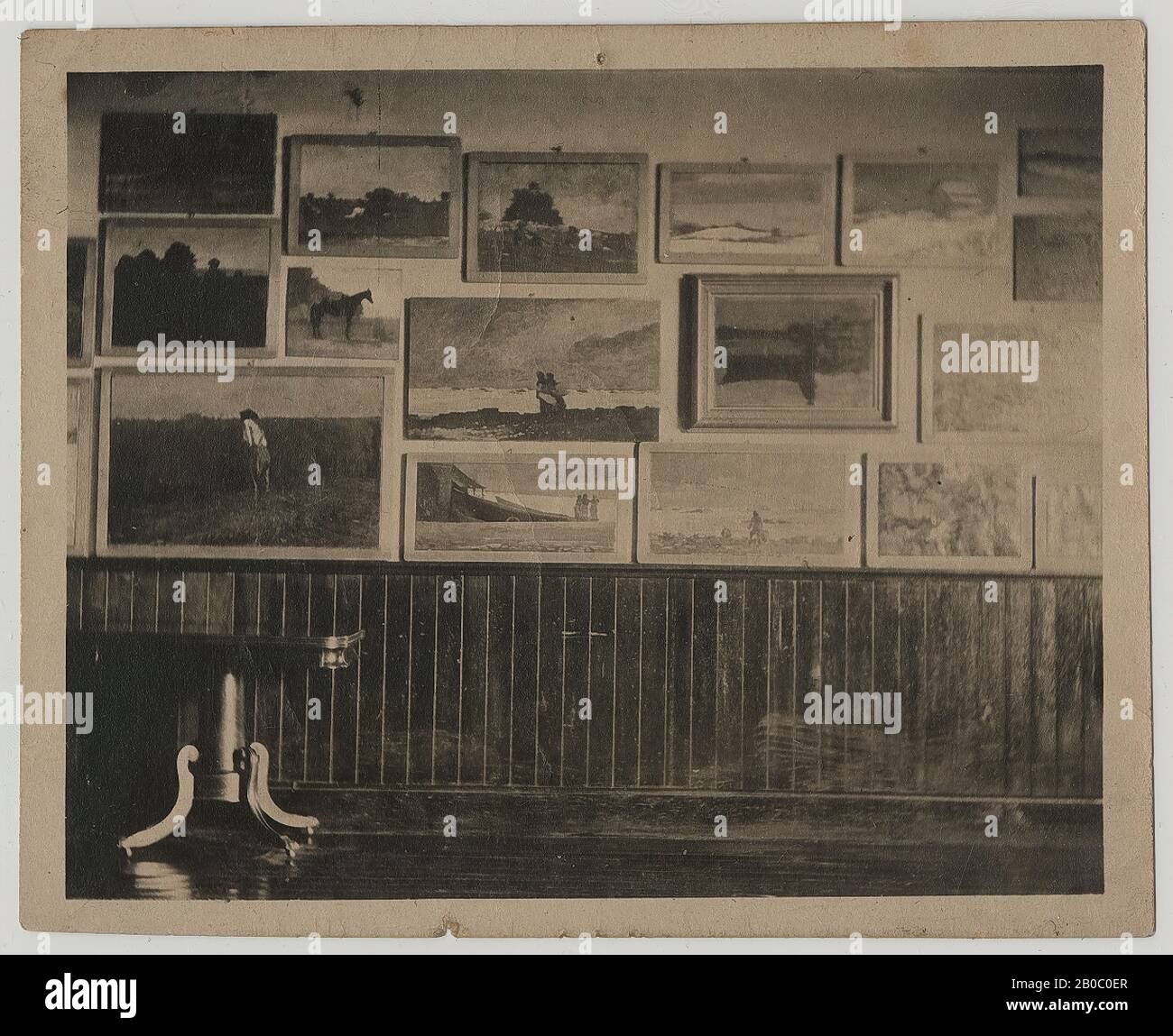 Unbekannter Künstler, Foto: Art Exhibit, 1883-1910, Foto Stockfoto