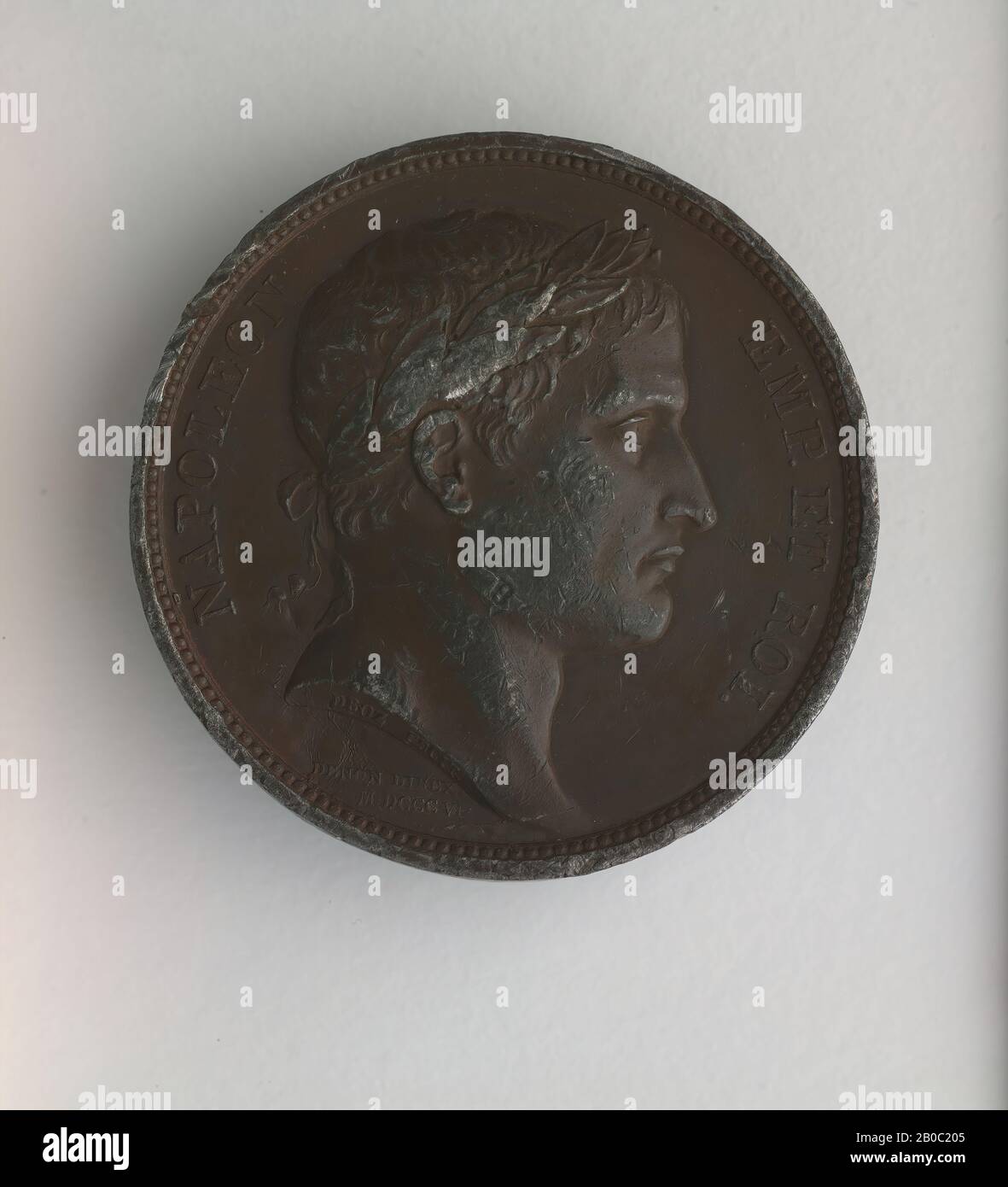 Jean Pierre Droz, Rheinbund Hat die Medaille für die Gründung von Medal im Jahre 1806, im Jahre 1806, erhalten Stockfoto