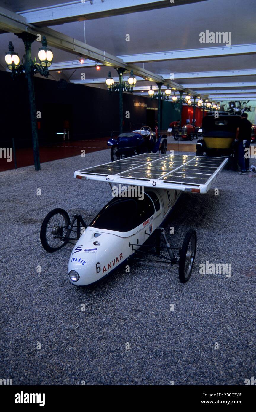 FRANKREICH, ELSASS, MÜLHAUSEN, NATIONALES AUTOMOBILMUSEUM, SOLARAUTO Stockfoto