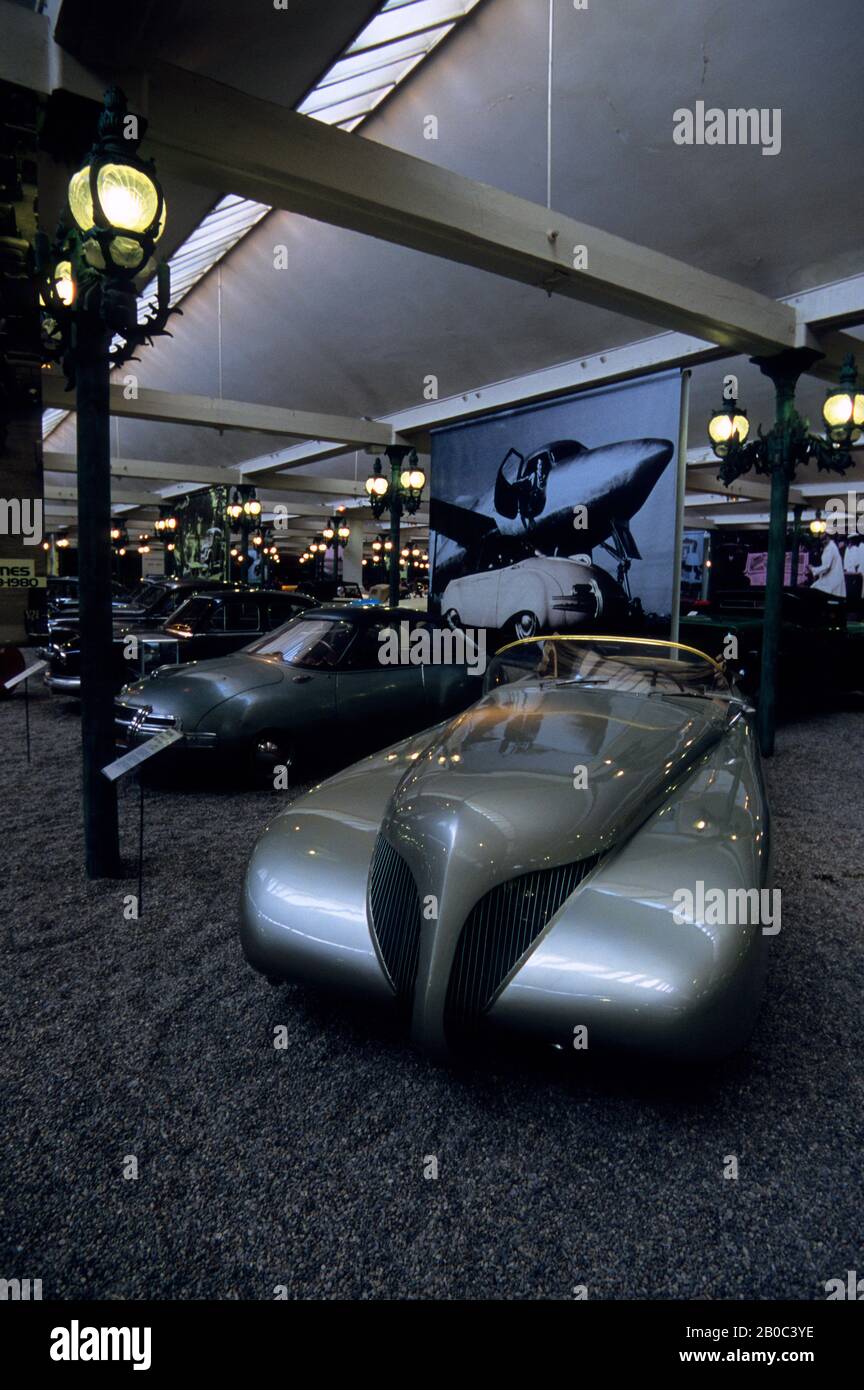FRANKREICH, ELSASS, MÜLHAUSEN, NATIONALMUSEUM FÜR AUTOMOBILE, OLDTIMER Stockfoto