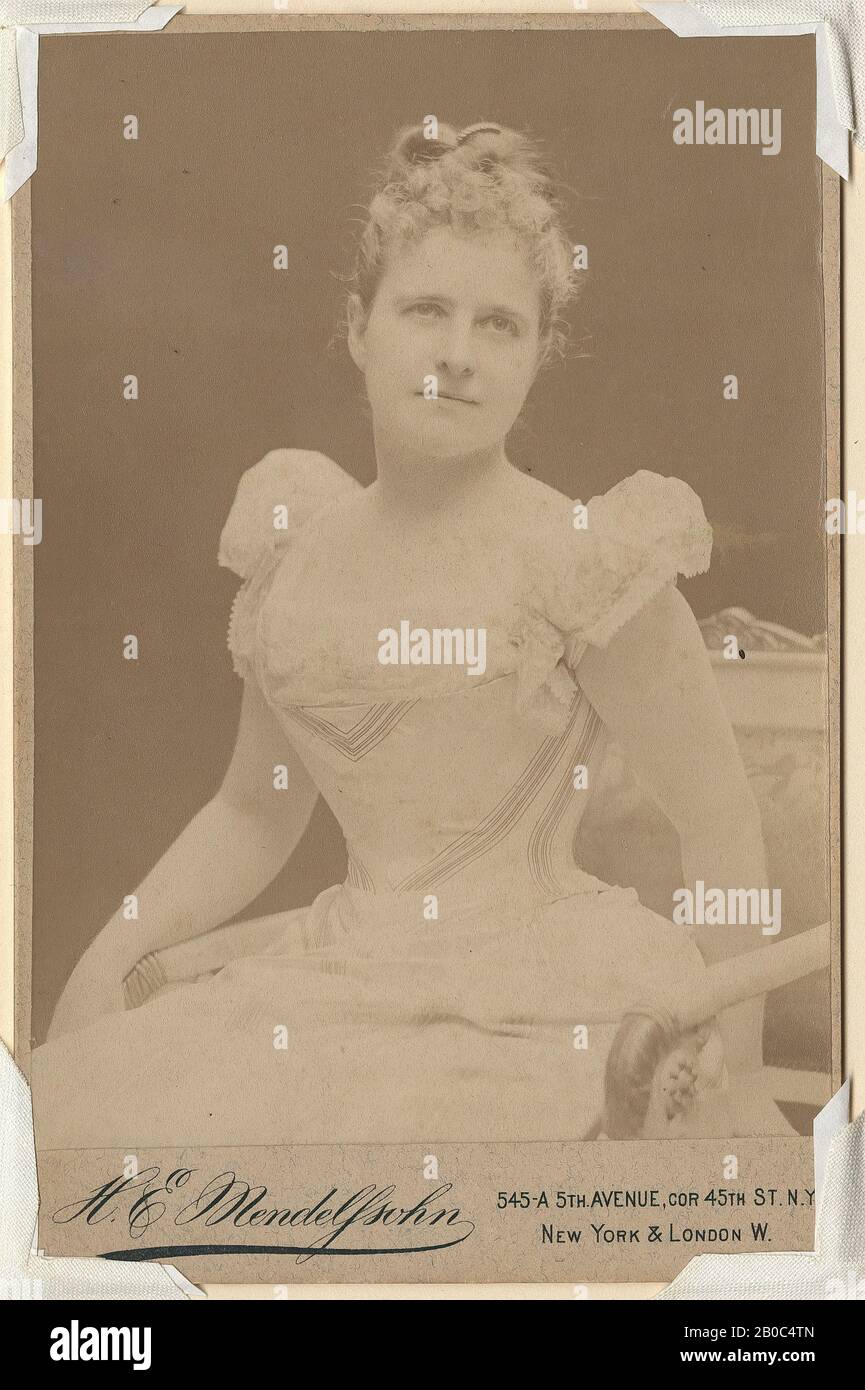 H.E. Mohn, Foto von Martha E. French Homer, n.d., Foto auf Papier Stockfoto