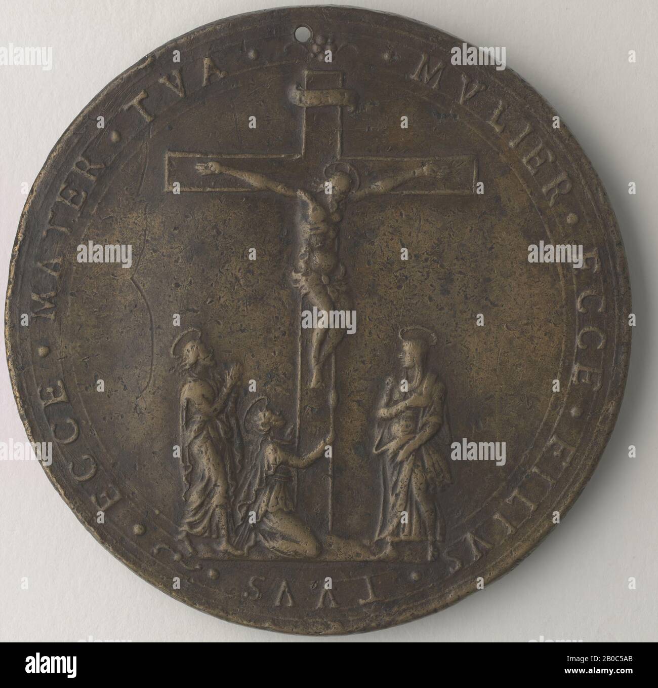 Unbekannter Künstler, Christus, n.d., Bronze, 3 1/2 Zoll (8,9 cm.) Stockfoto