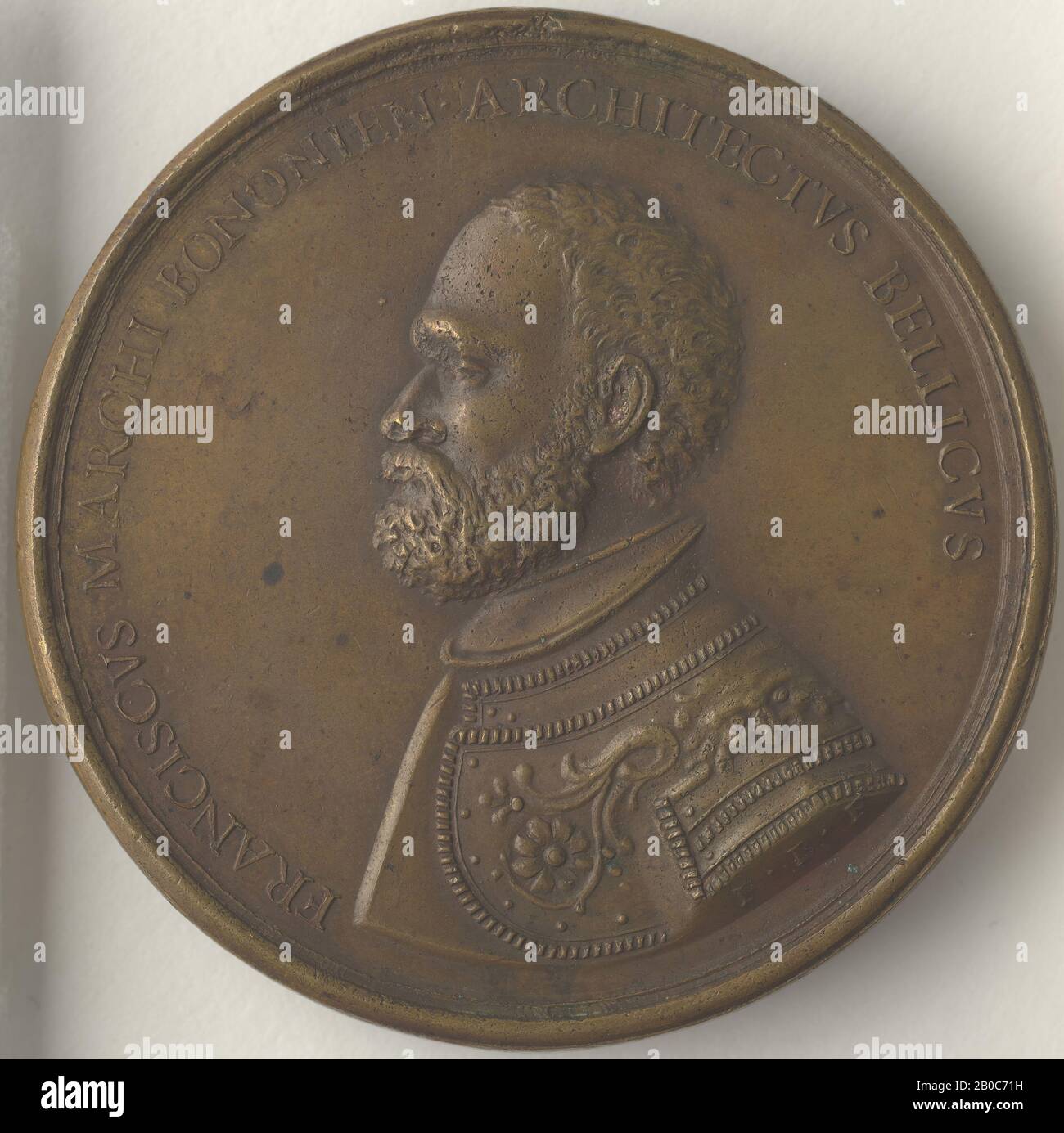 Filippo Balugani, Francesco Marchi, n.d., Bronze, 2 5/8 Zoll (6,7 cm.) Stockfoto