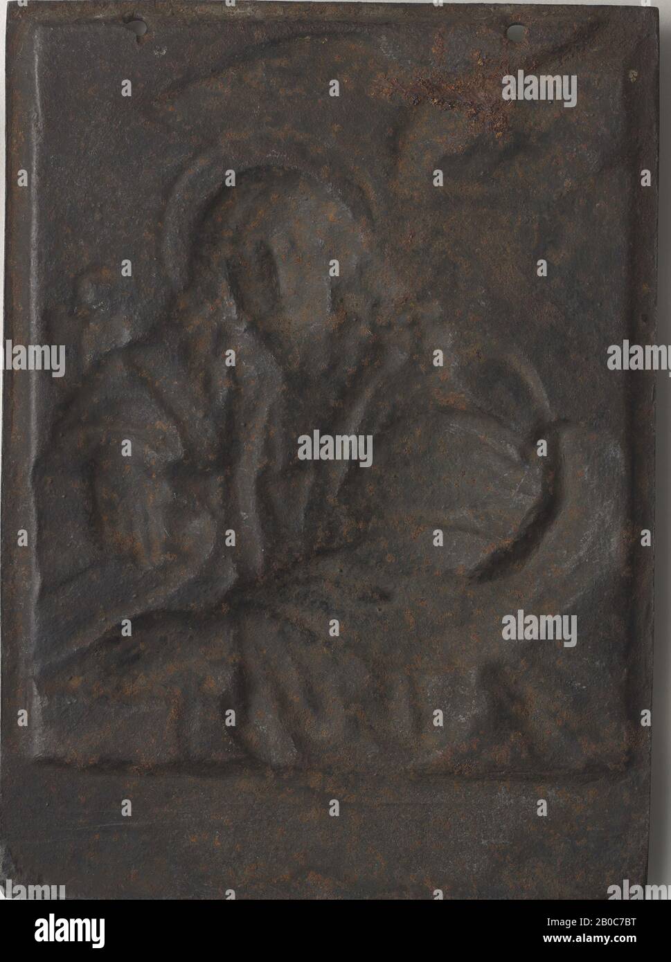 Unbekannter Künstler, St. John, Offenbarung, Kapitel 1,10, n.d., Eisen, 4 5/8 x 3 7/16 Zoll. (11,8 x 8,7 cm Stockfoto