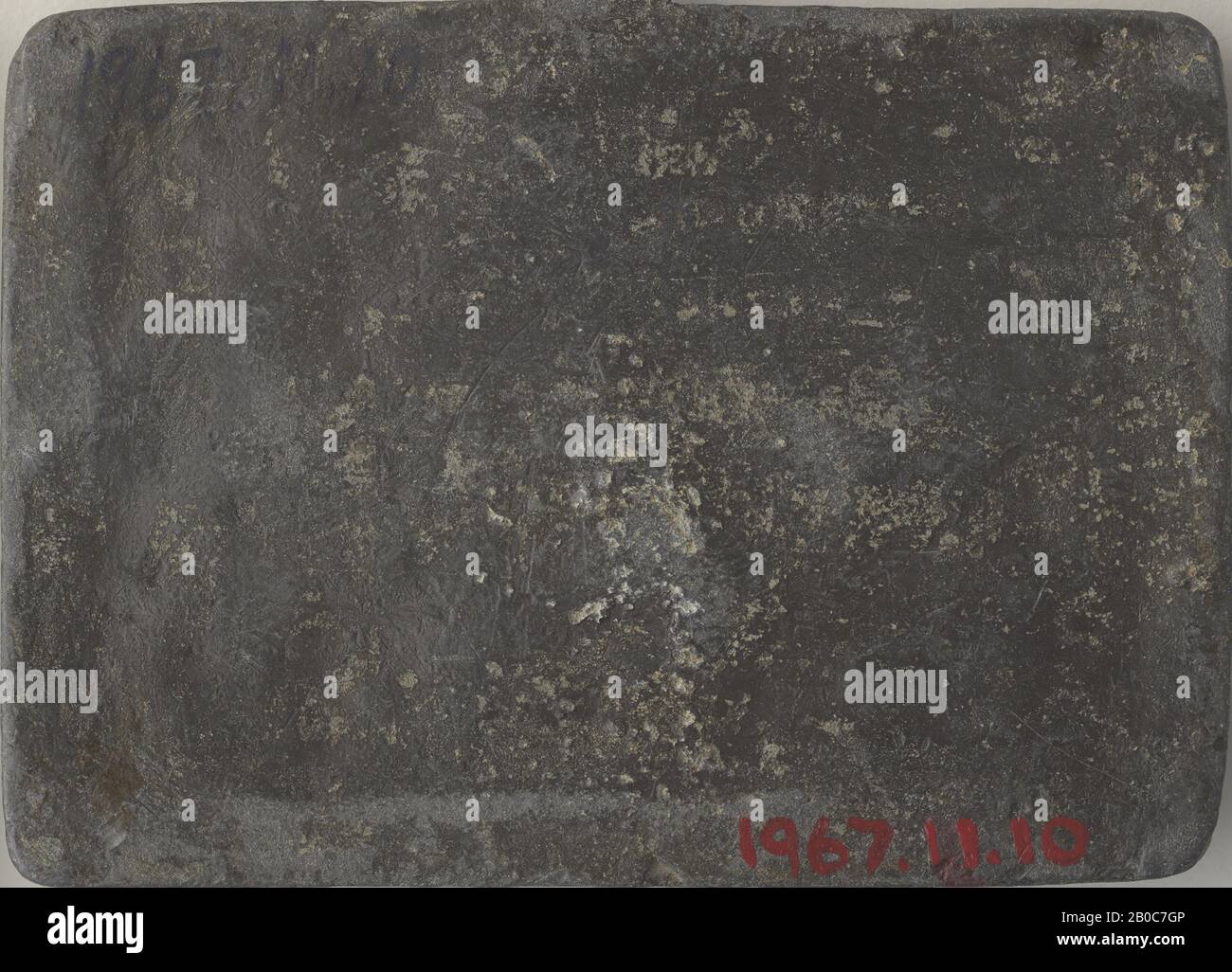 Unbekannter Künstler, Alexander der Große, n.d., Blei, 2 13 / 16 Zoll x 3 15/16 Zoll (7,1 cm x 10 cm) Stockfoto