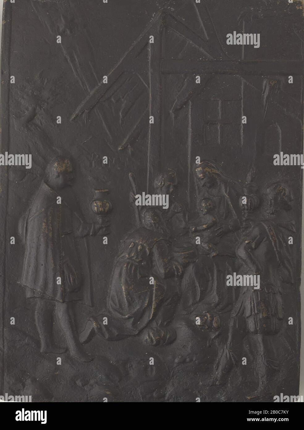 Matthias Wallbaum, Die Anbetung der Magi, n.d., Bronze, 3 11/16 Zoll X 2 13/16 Zoll. (9,4 cm x 7,1 cm) Stockfoto Matthias Wallbaum, Die Anbetung der Magi, n.d., Bronze, 3 11/16 Zoll X 2 13/16 Zoll. (9,4 cm x 7,1 cm) Stockfoto