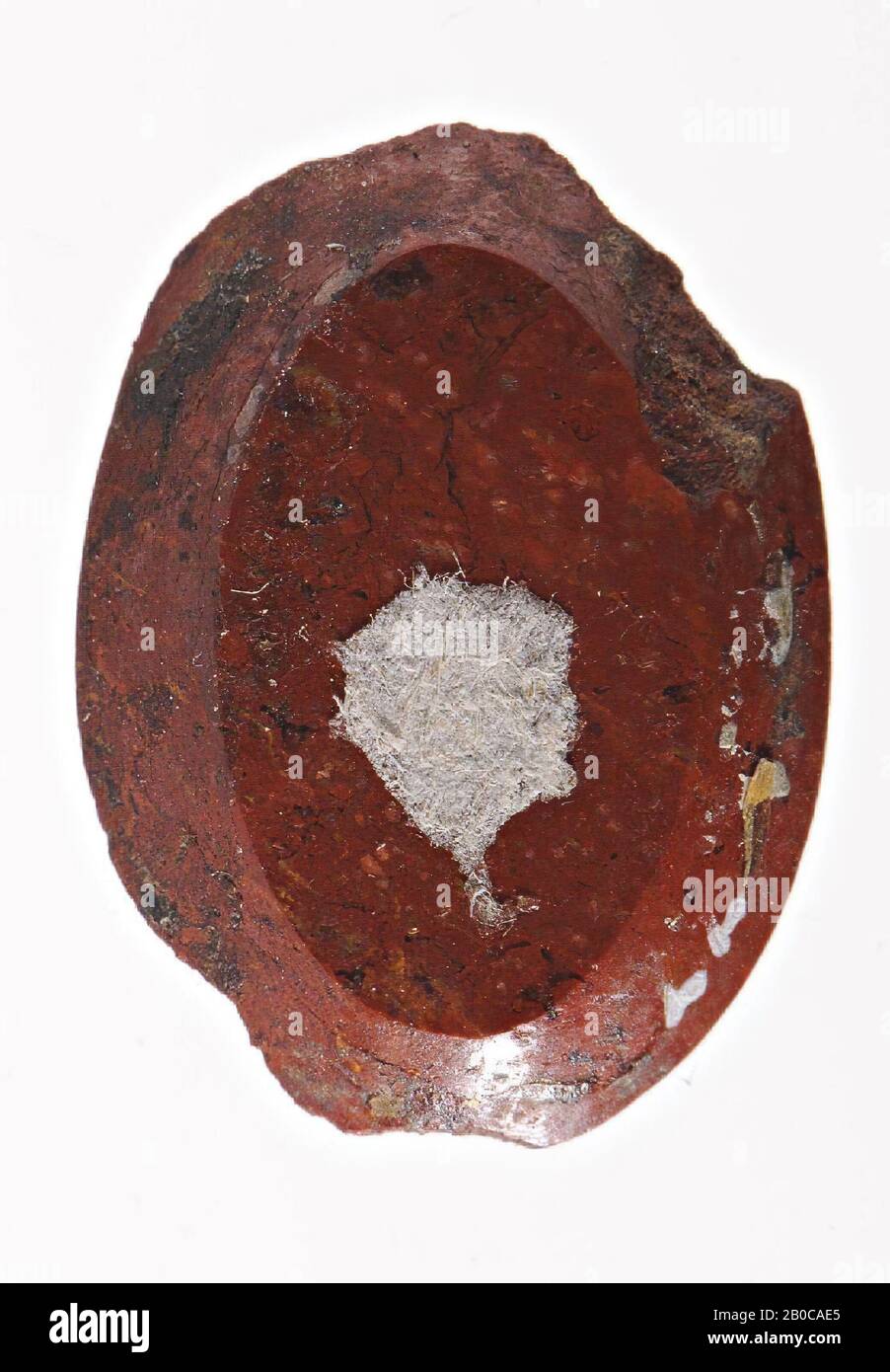 Plaque, oval, figural, stehend, Siegel, Plaque, Stein, Jaspis (rot), 1,5 cm, Ägypten Stockfoto Plaque, oval, figural, stehend, Siegel, Plaque, Stein, Jaspis (rot), 1,5 cm, Ägypten Stockfoto