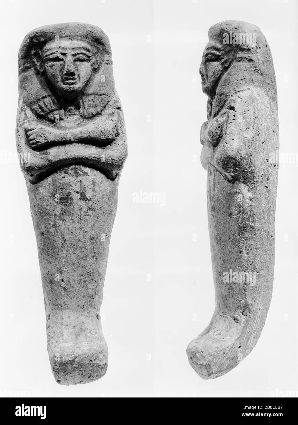 Mama, unlesbar, Schabbat, Keramik, 20,3 x 6,2 cm, Neues Königreich, 20. Dynastie, Ägypten Stockfoto