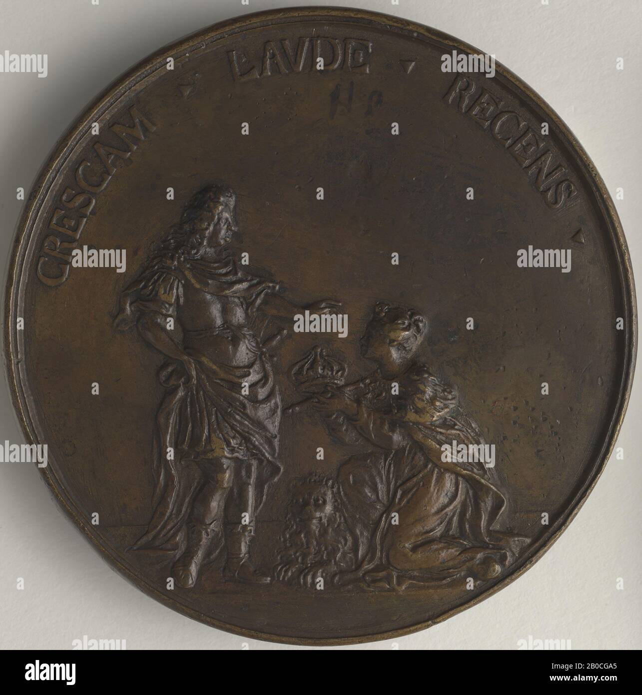 Francesco Pieri, Gian Gastone de' Medici, n.d., Bronze, 3 1/4 Zoll (8,2 cm.) Stockfoto