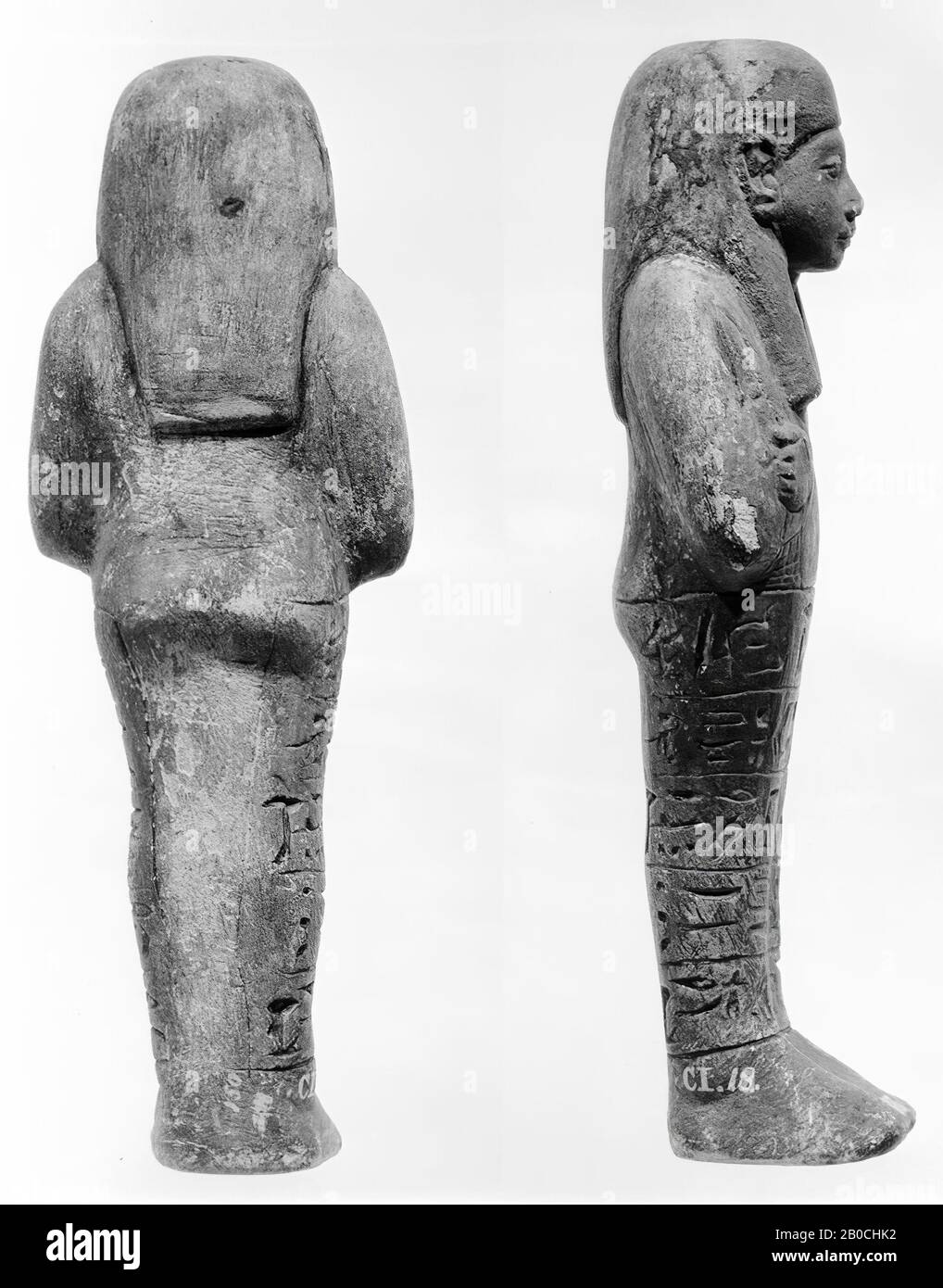 Mumifiziert, Oenefer, Schabbat, Kalksteine, 19,7 x 6,8 x 0 cm, Neues Königreich, 19. Dynastie, Ägypten Stockfoto