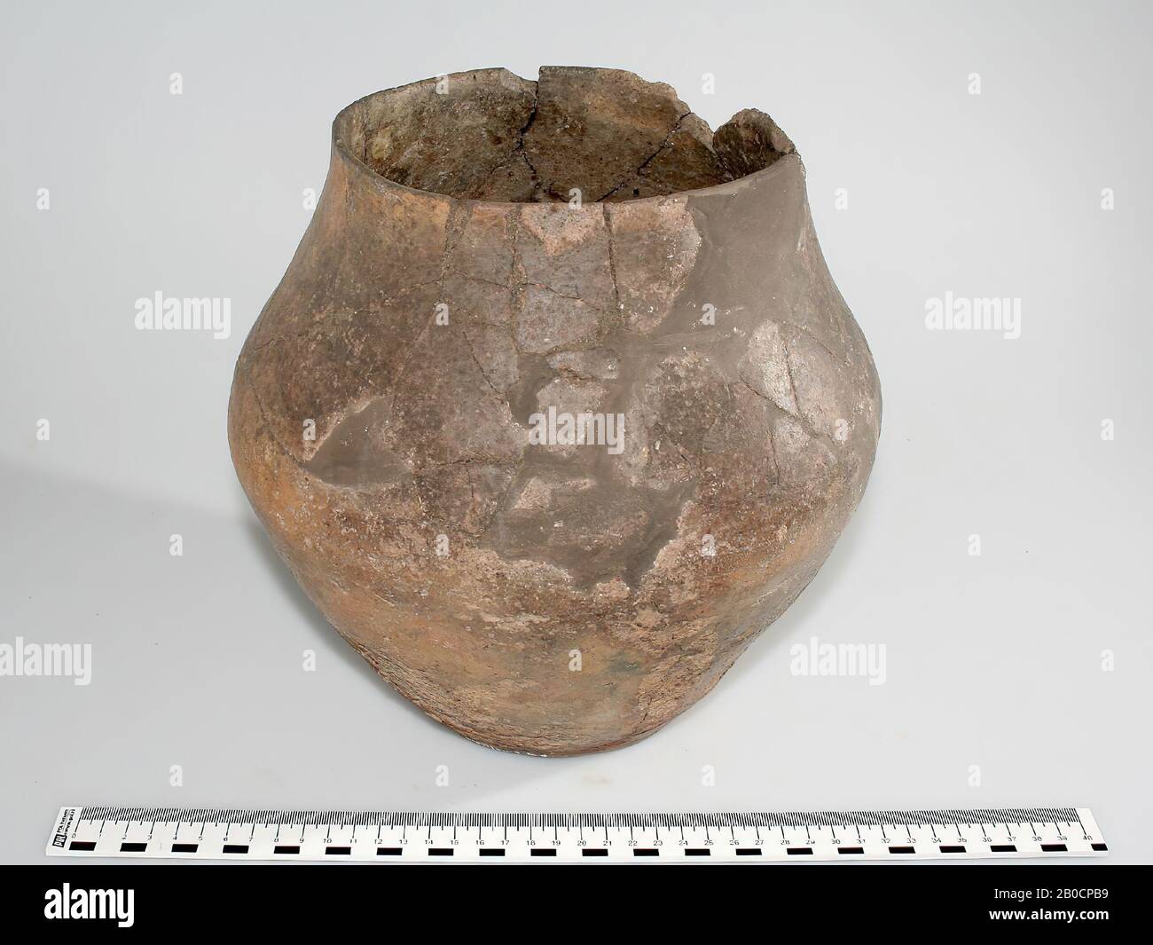 Doppeltopf, Topf, Steingut, h: 26 cm, Vorgeschichte -1200 Stockfoto