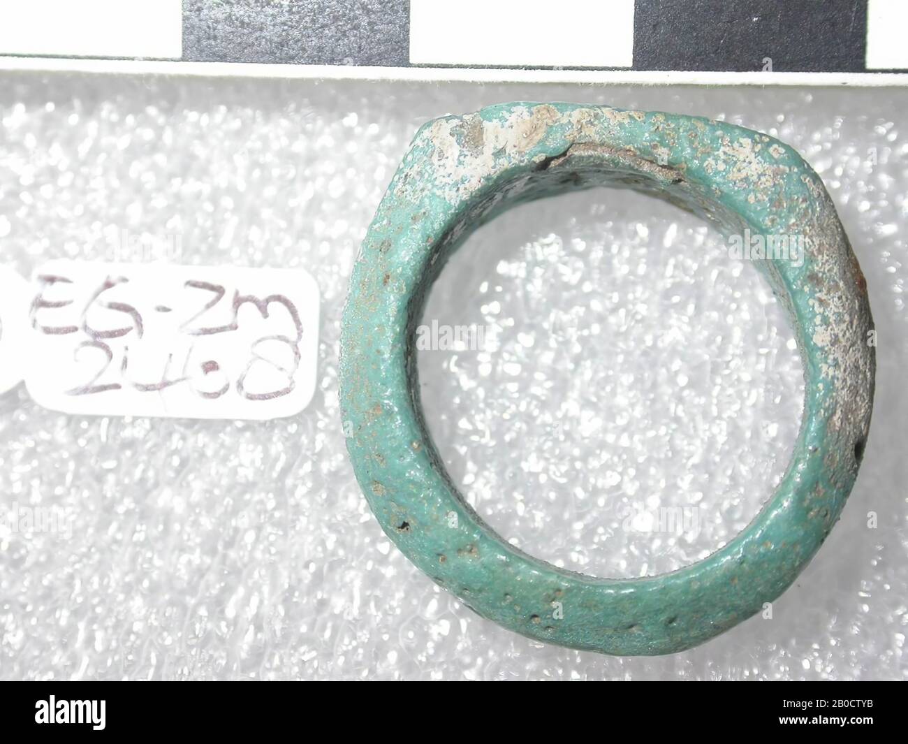 Ring, unklar, Ring, Faienz, Ägypten Stockfoto