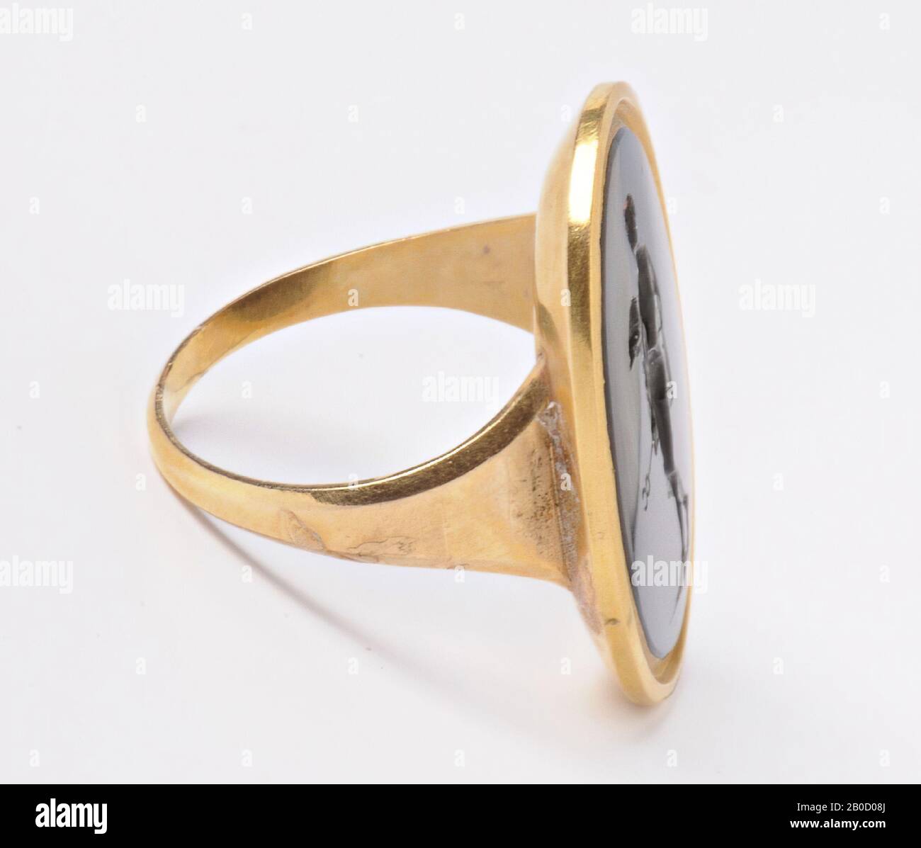 VZ: Rechts stehendes Quecksilber, Oberkörper und Kopf gedreht und in 3 dargestellt Stockfoto